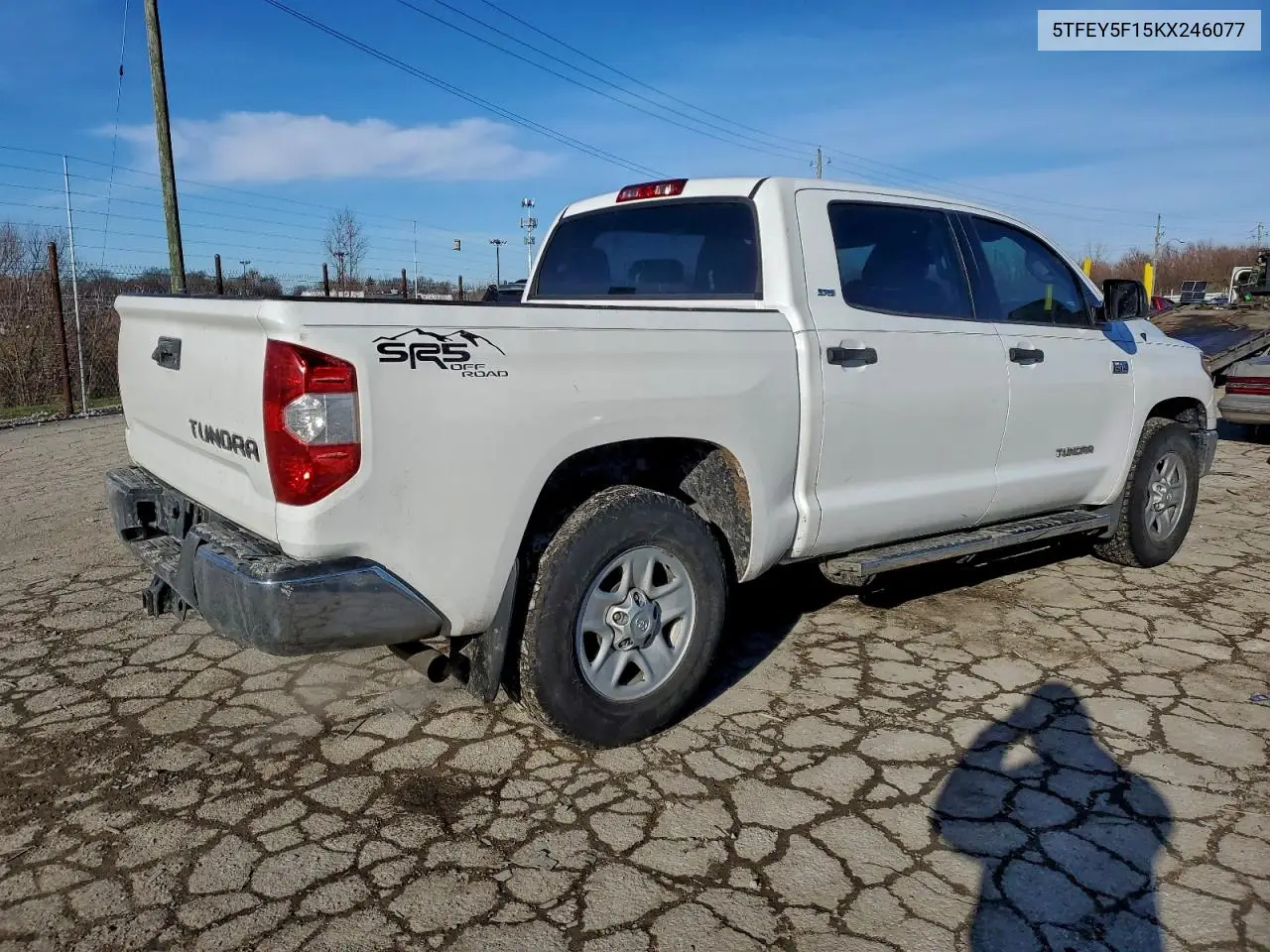5TFEY5F15KX246077 2019 Toyota Tundra Crewmax Sr5