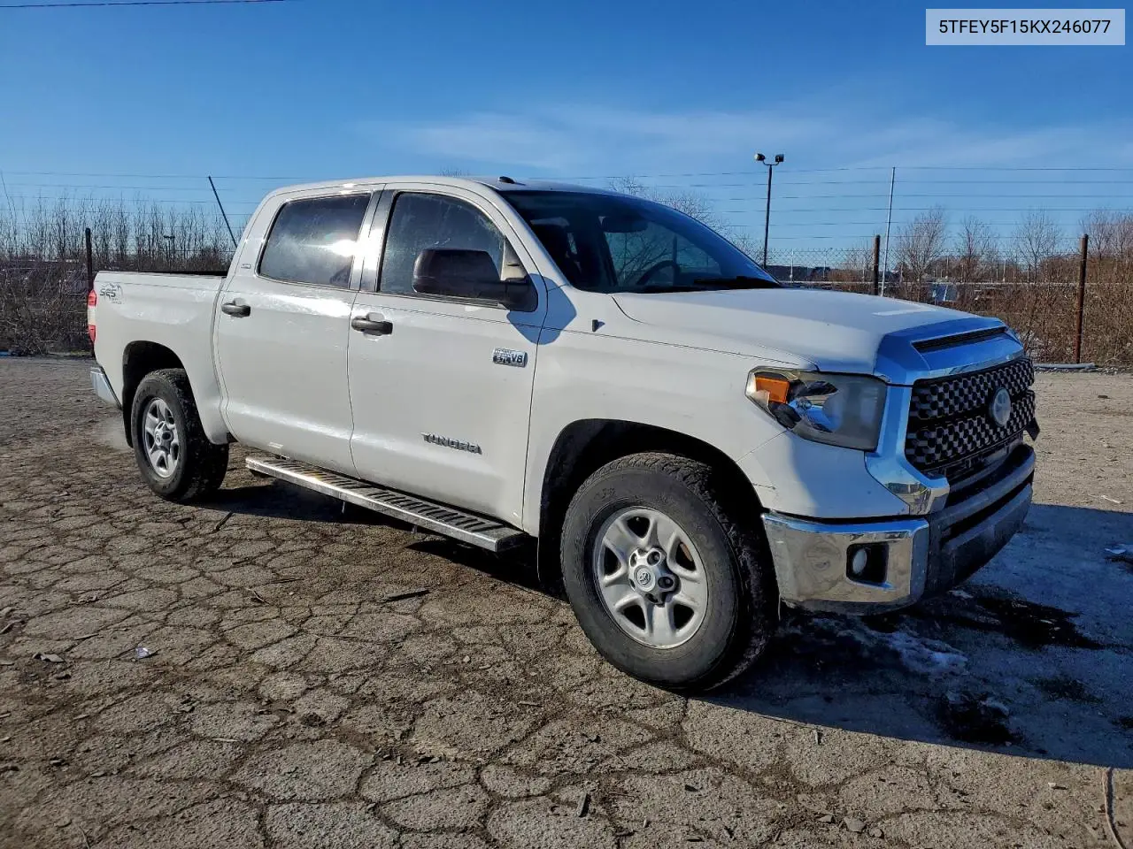 5TFEY5F15KX246077 2019 Toyota Tundra Crewmax Sr5
