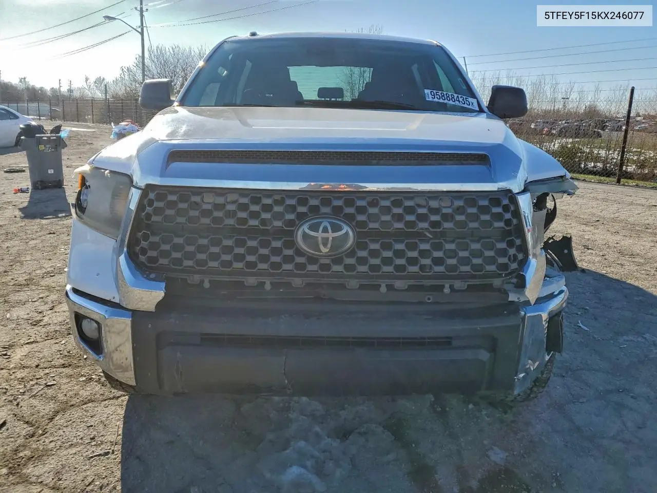 5TFEY5F15KX246077 2019 Toyota Tundra Crewmax Sr5