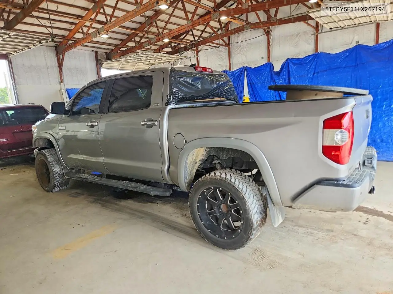 2020 Toyota Tundra Platinum VIN: 5TFGY5F11LX267194 Lot: 58478696