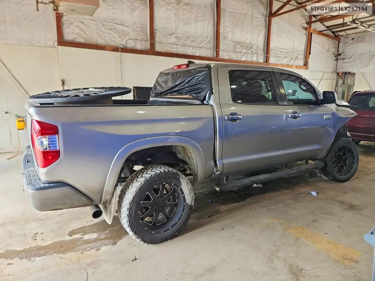 2020 Toyota Tundra Platinum VIN: 5TFGY5F11LX267194 Lot: 58478696