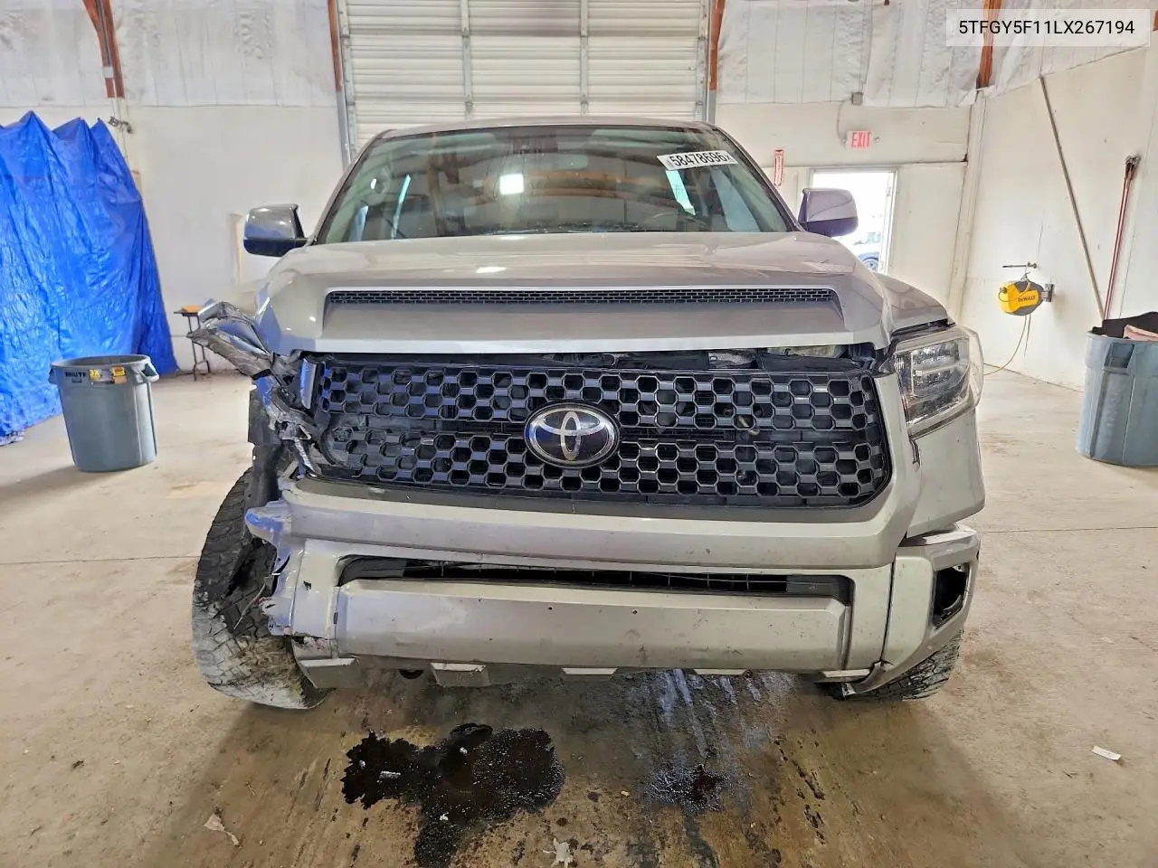 2020 Toyota Tundra Platinum VIN: 5TFGY5F11LX267194 Lot: 58478696