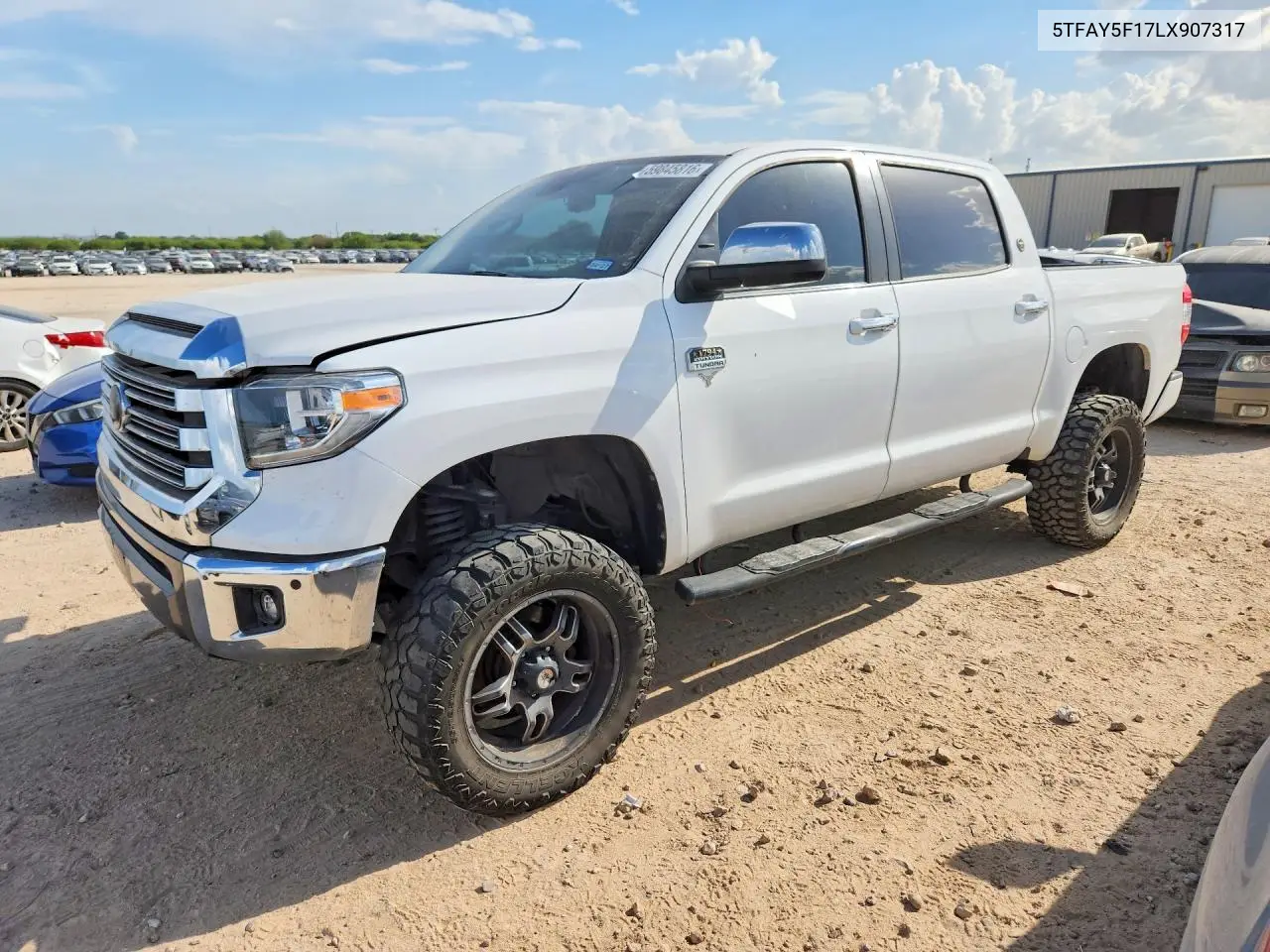 2020 Toyota Tundra 1794 Edition VIN: 5TFAY5F17LX907317 Lot: 59845816