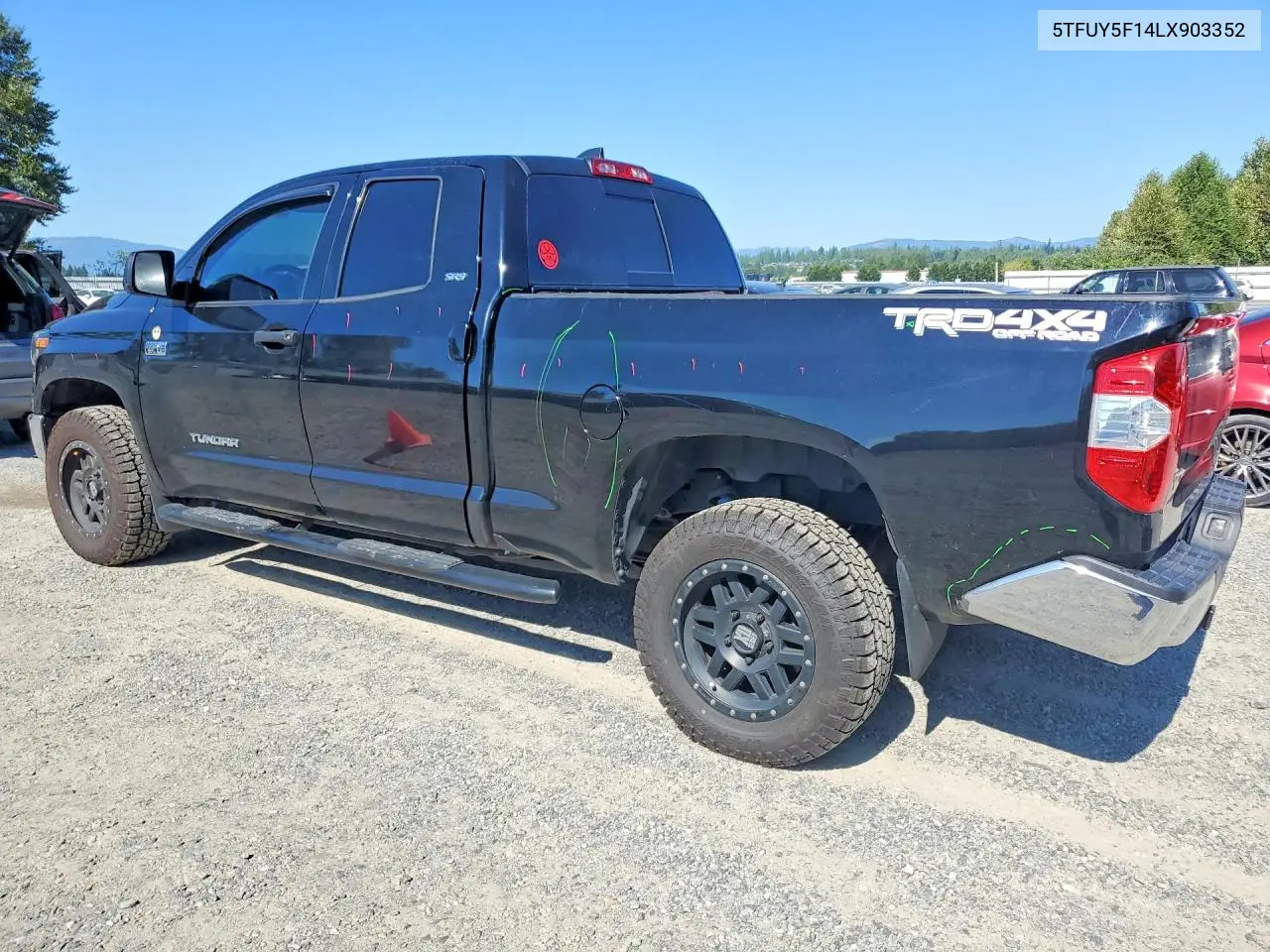 2020 Toyota Tundra Sr5 VIN: 5TFUY5F14LX903352 Lot: 60776086