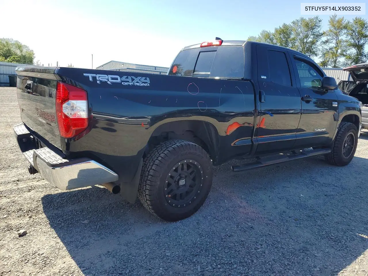 2020 Toyota Tundra Sr5 VIN: 5TFUY5F14LX903352 Lot: 60776086