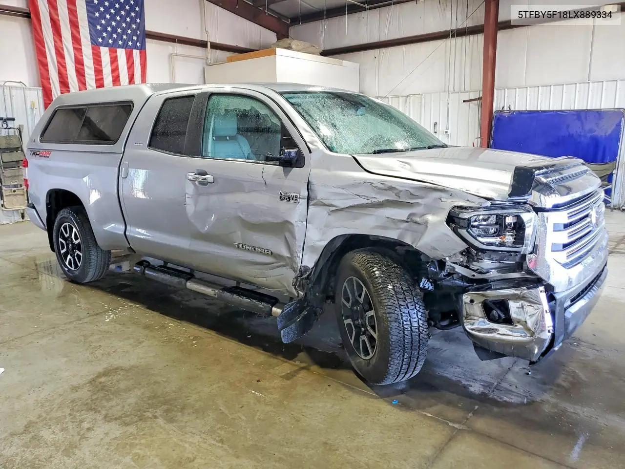 2020 Toyota Tundra Double Cab Limited VIN: 5TFBY5F18LX889334 Lot: 60869246