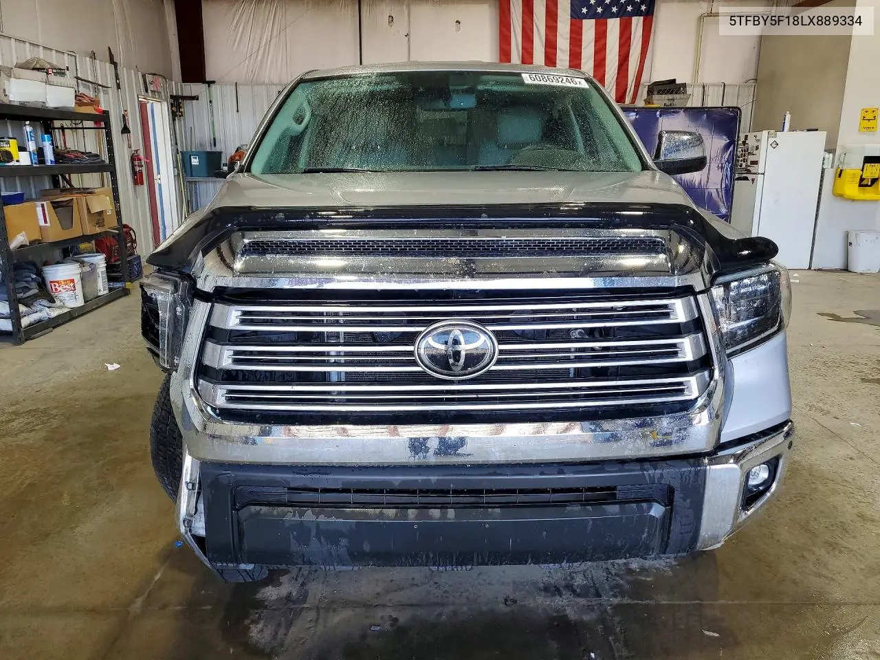 2020 Toyota Tundra Double Cab Limited VIN: 5TFBY5F18LX889334 Lot: 60869246