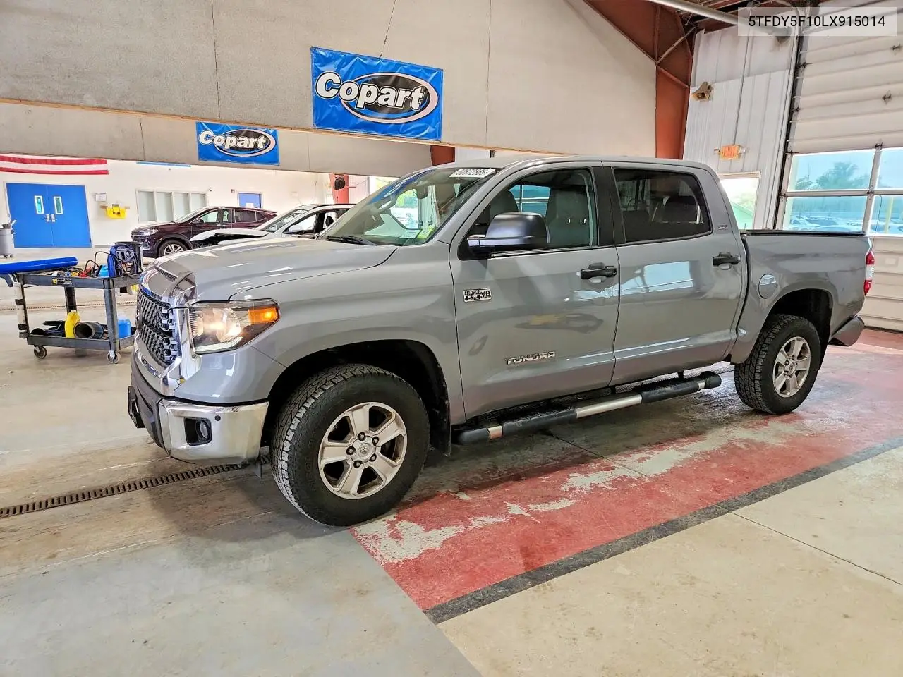 2020 Toyota Tundra Sr5 VIN: 5TFDY5F10LX915014 Lot: 60872866