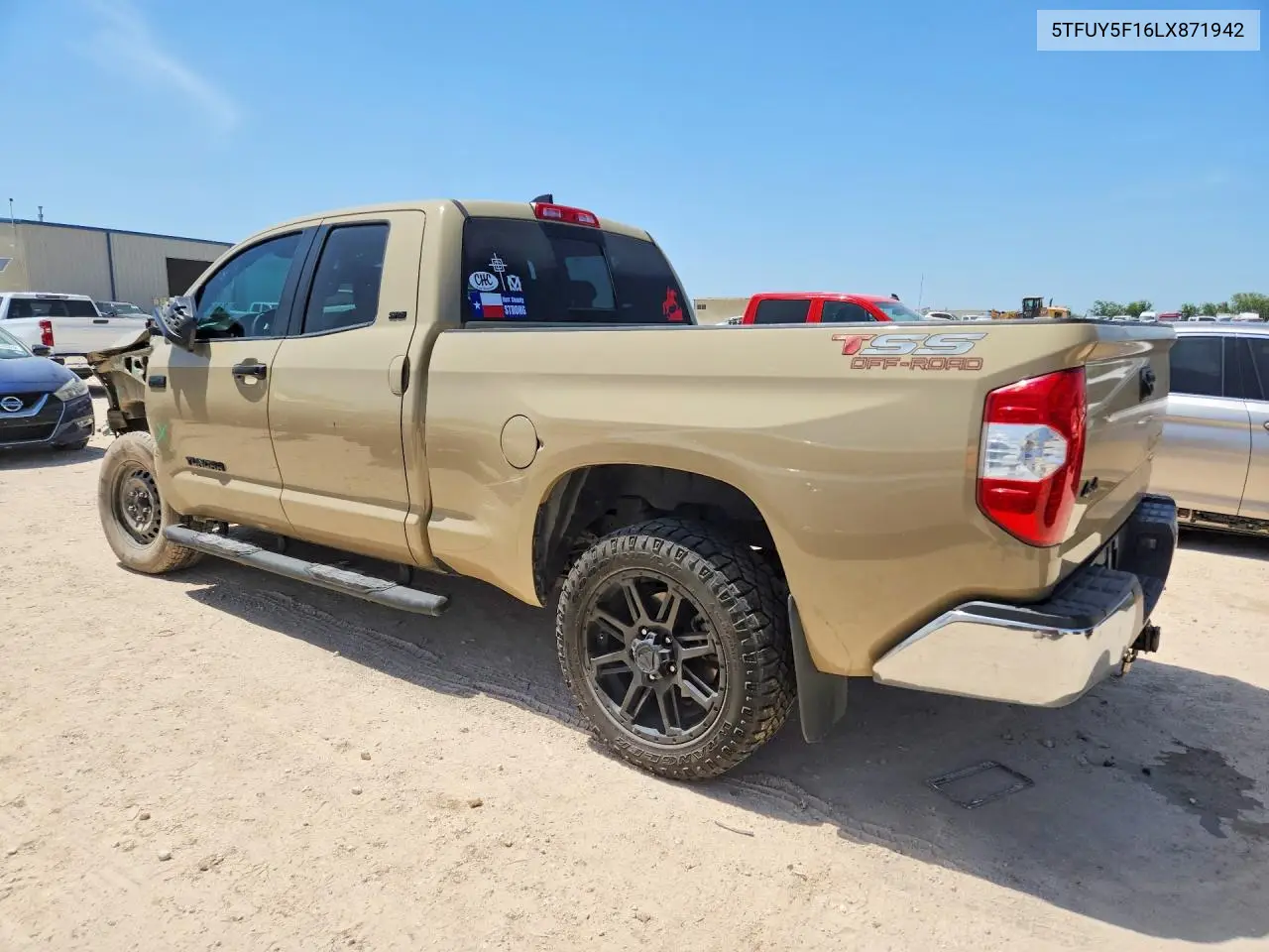 2020 Toyota Tundra Sr5 VIN: 5TFUY5F16LX871942 Lot: 61314226