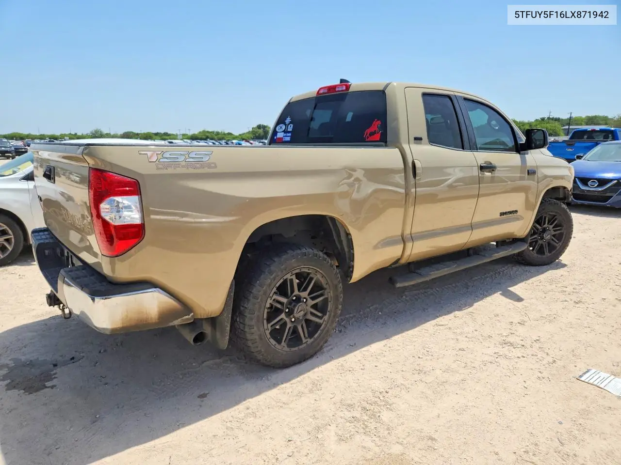 2020 Toyota Tundra Sr5 VIN: 5TFUY5F16LX871942 Lot: 61314226