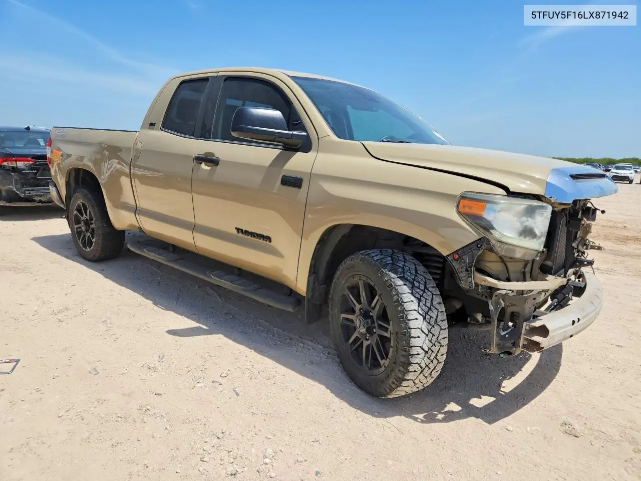 2020 Toyota Tundra Sr5 VIN: 5TFUY5F16LX871942 Lot: 61314226