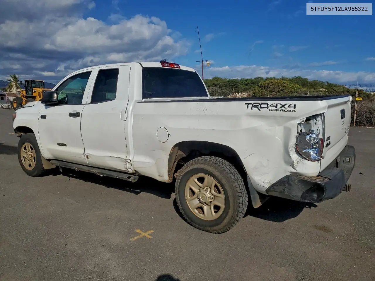 5TFUY5F12LX955322 2020 Toyota Tundra Double Cab Sr