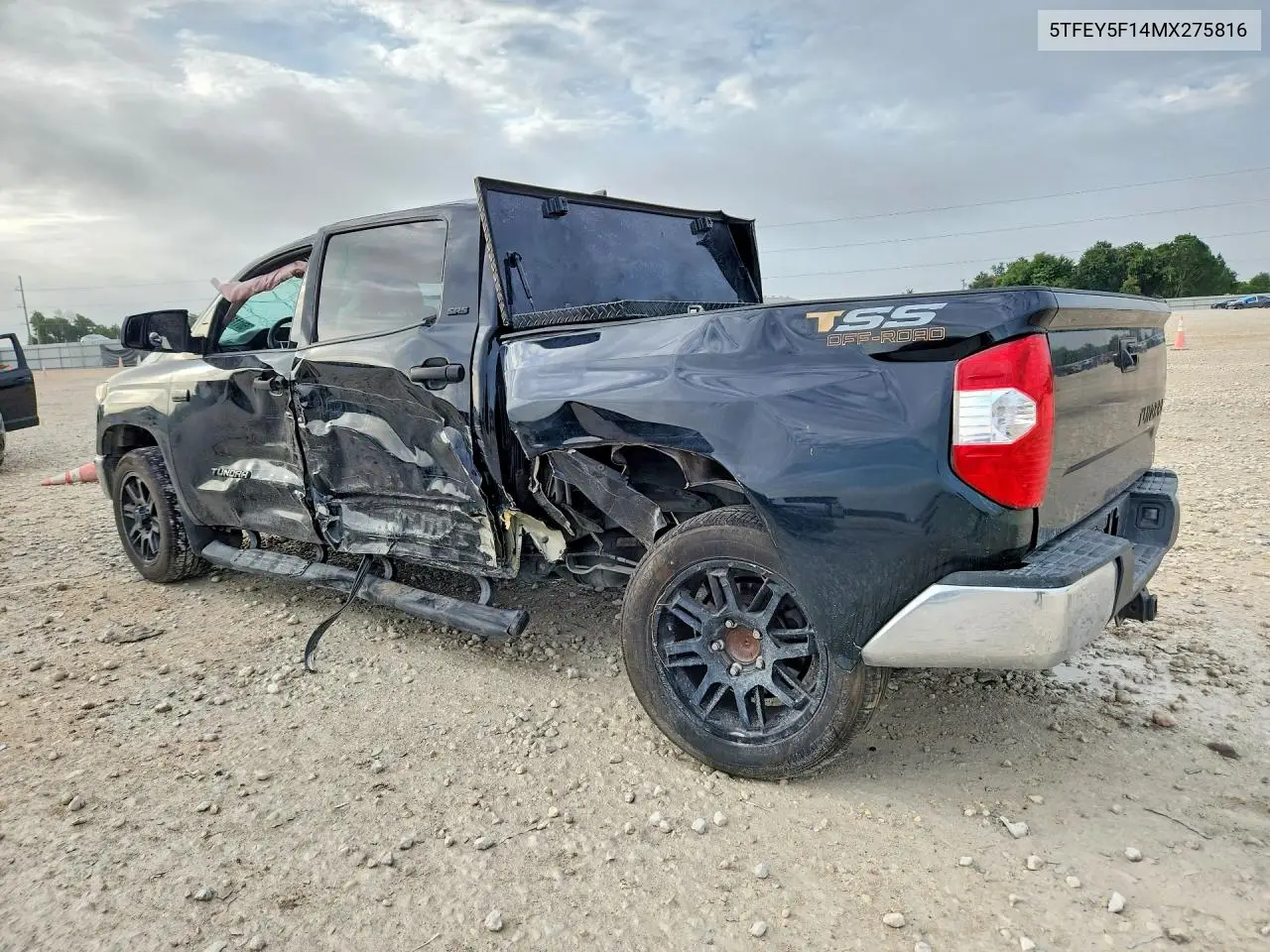 2021 Toyota Tundra Crewmax Sr5 VIN: 5TFEY5F14MX275816 Lot: 60111086