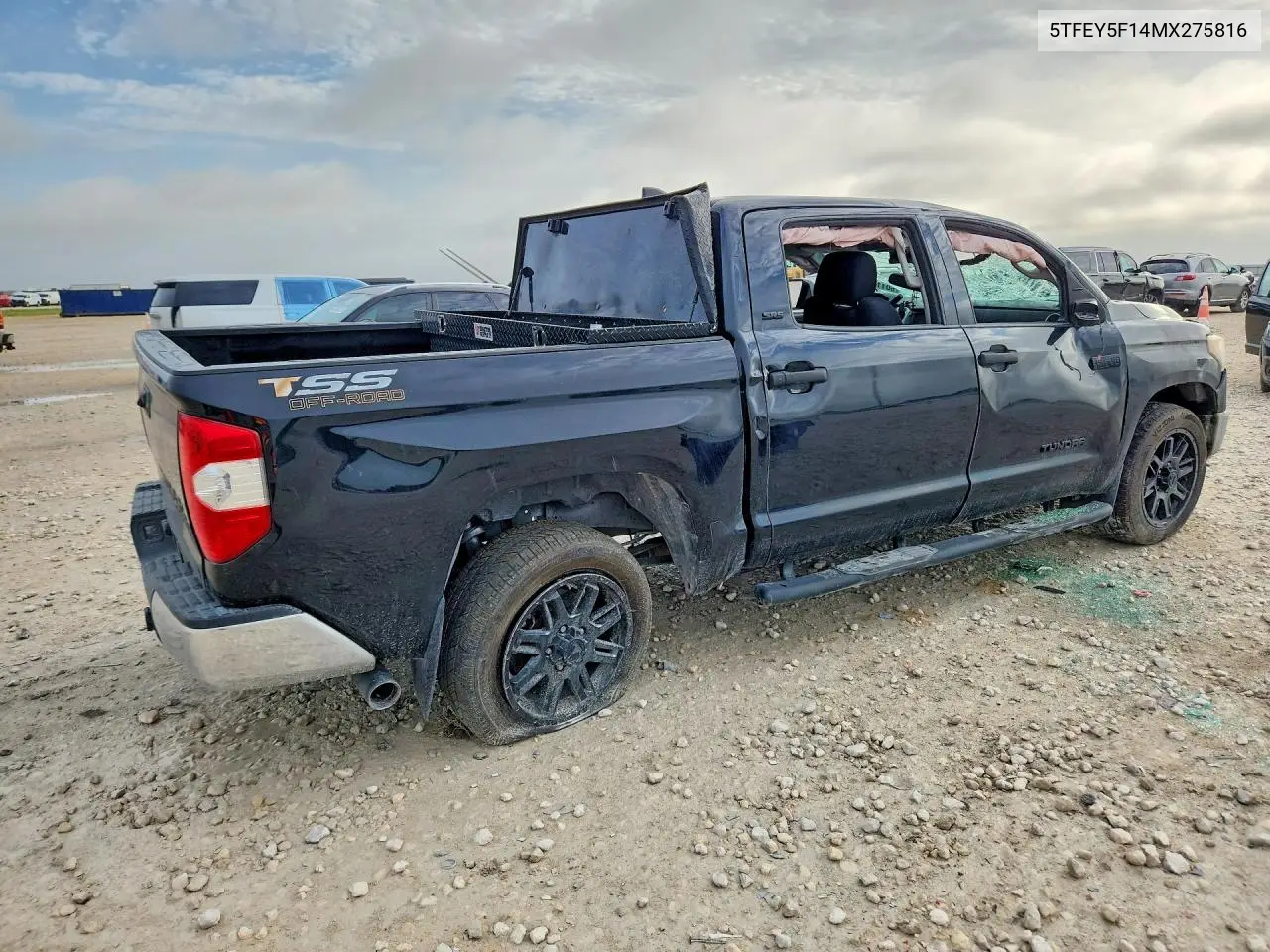 2021 Toyota Tundra Crewmax Sr5 VIN: 5TFEY5F14MX275816 Lot: 60111086