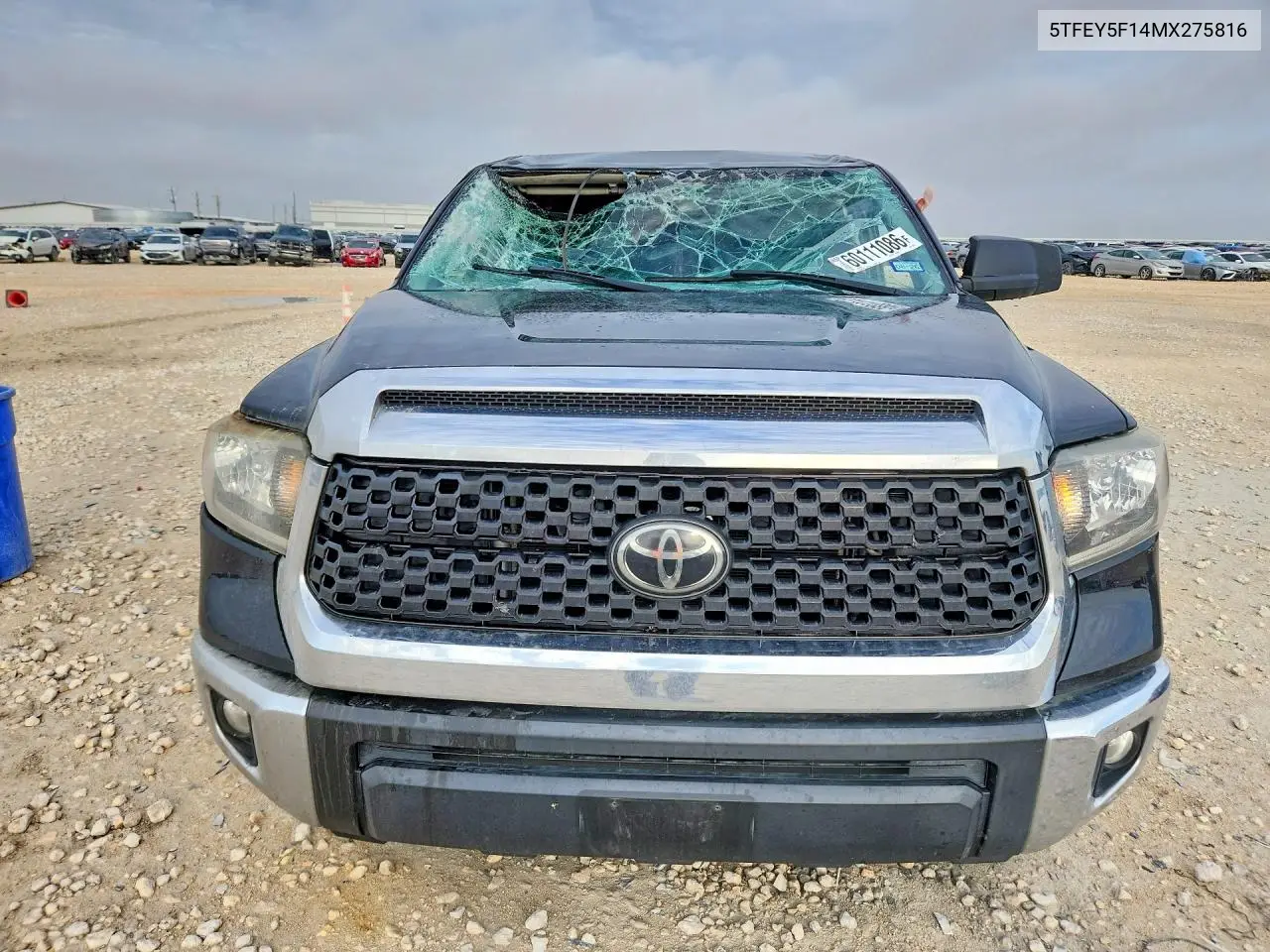 2021 Toyota Tundra Crewmax Sr5 VIN: 5TFEY5F14MX275816 Lot: 60111086
