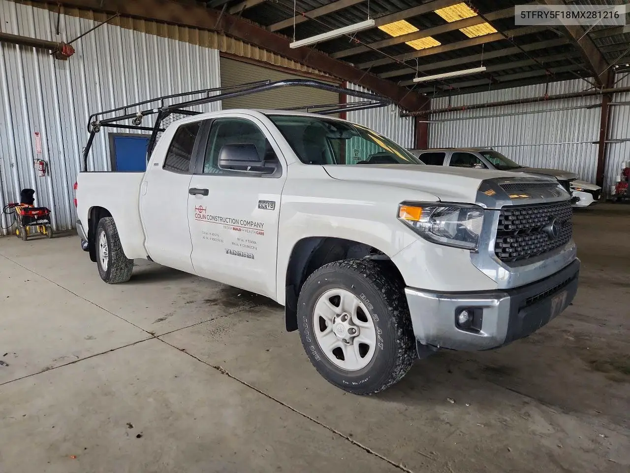2021 Toyota Tundra Sr5 VIN: 5TFRY5F18MX281216 Lot: 61416576