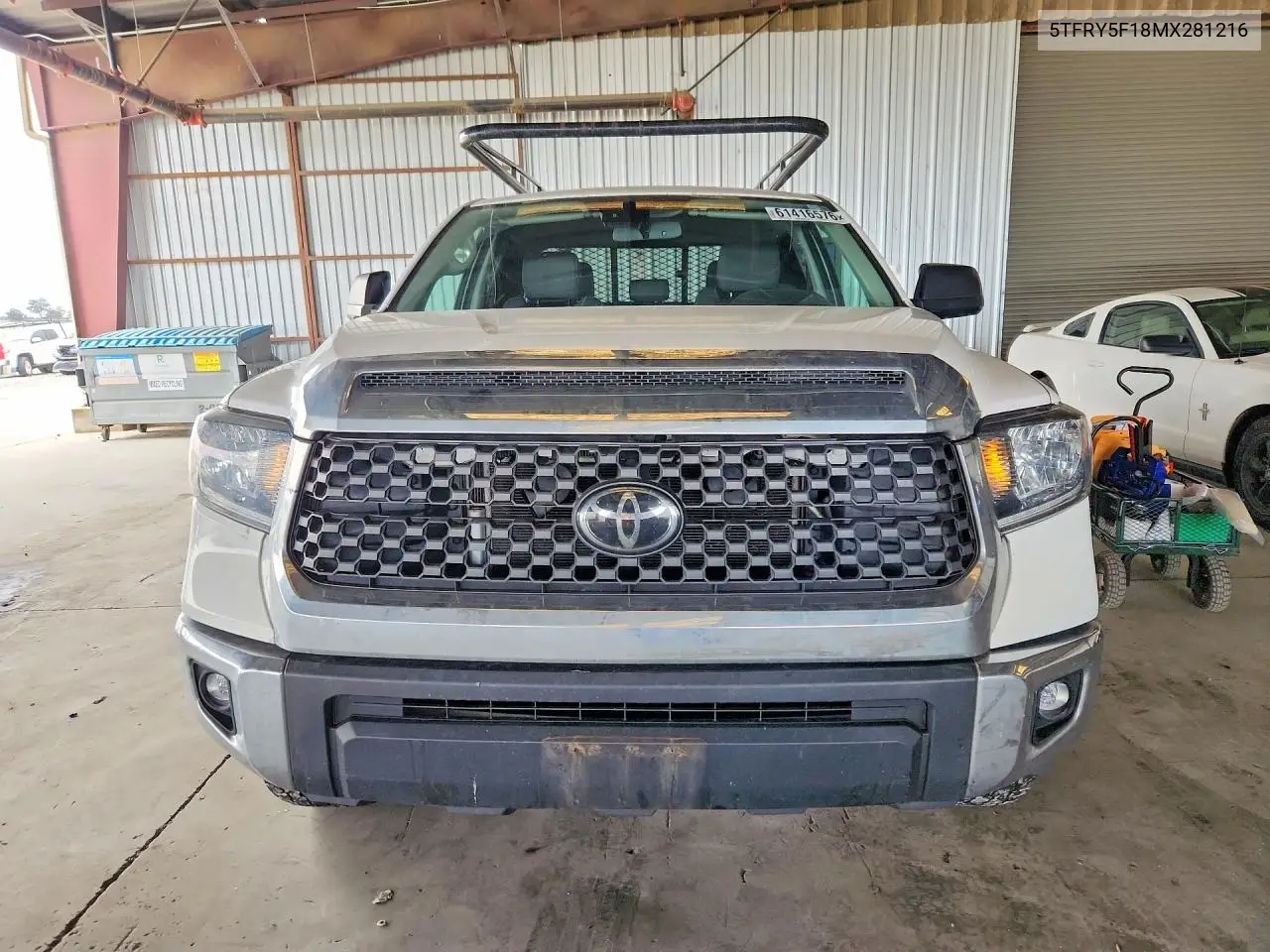 2021 Toyota Tundra Sr5 VIN: 5TFRY5F18MX281216 Lot: 61416576
