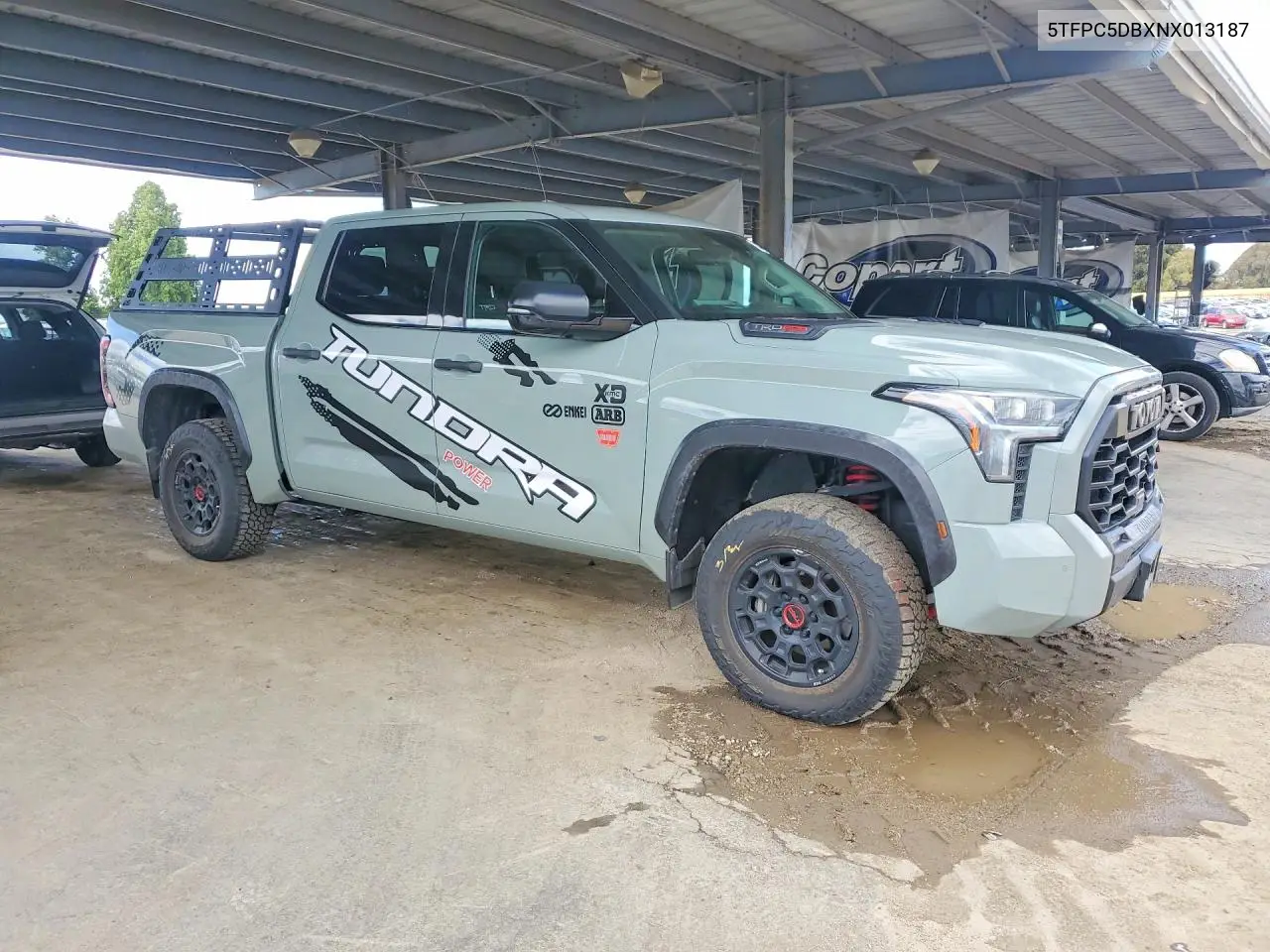2022 Toyota Tundra Trd Pro Hv VIN: 5TFPC5DBXNX013187 Lot: 50770446