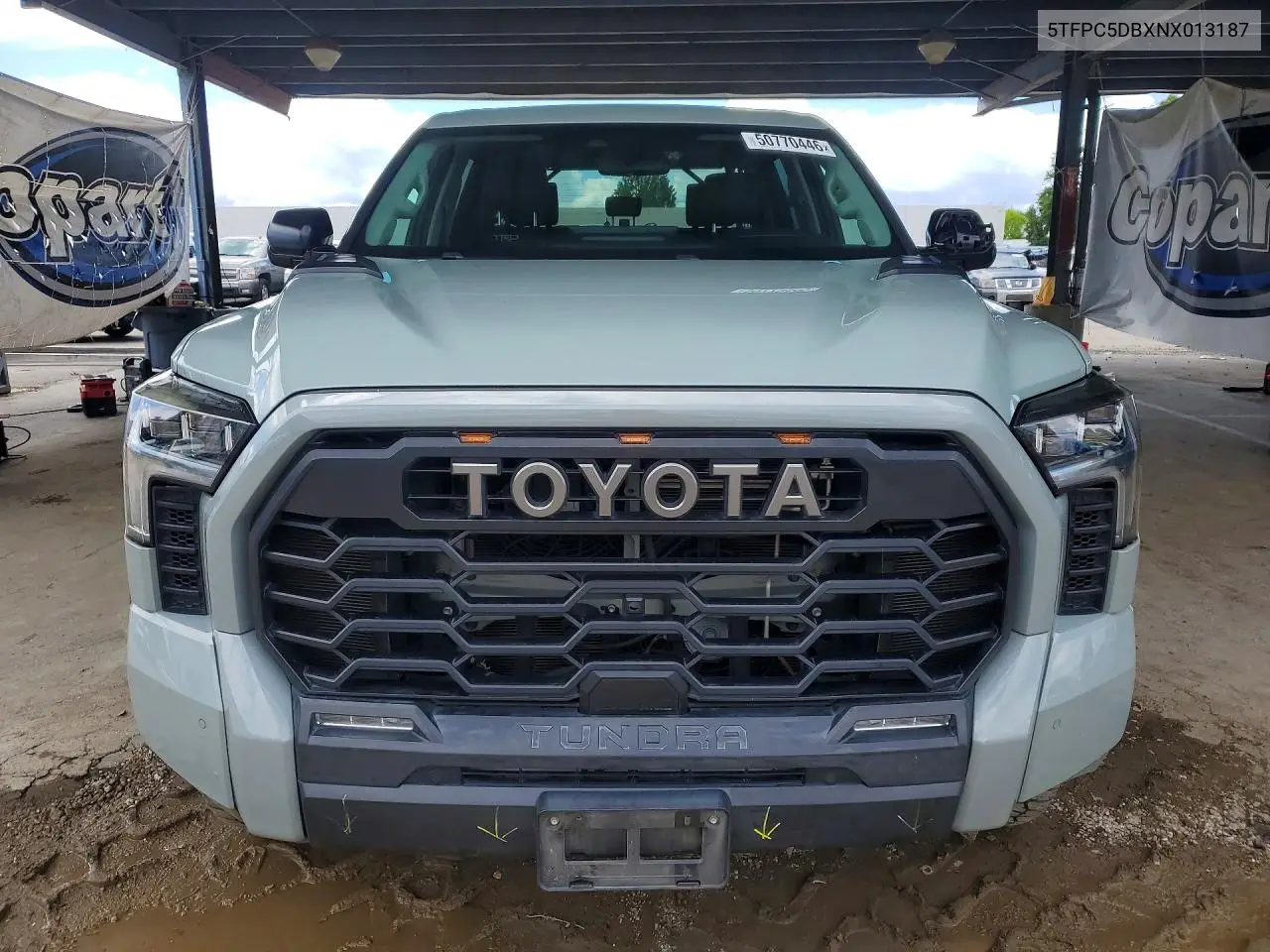 2022 Toyota Tundra Trd Pro Hv VIN: 5TFPC5DBXNX013187 Lot: 50770446