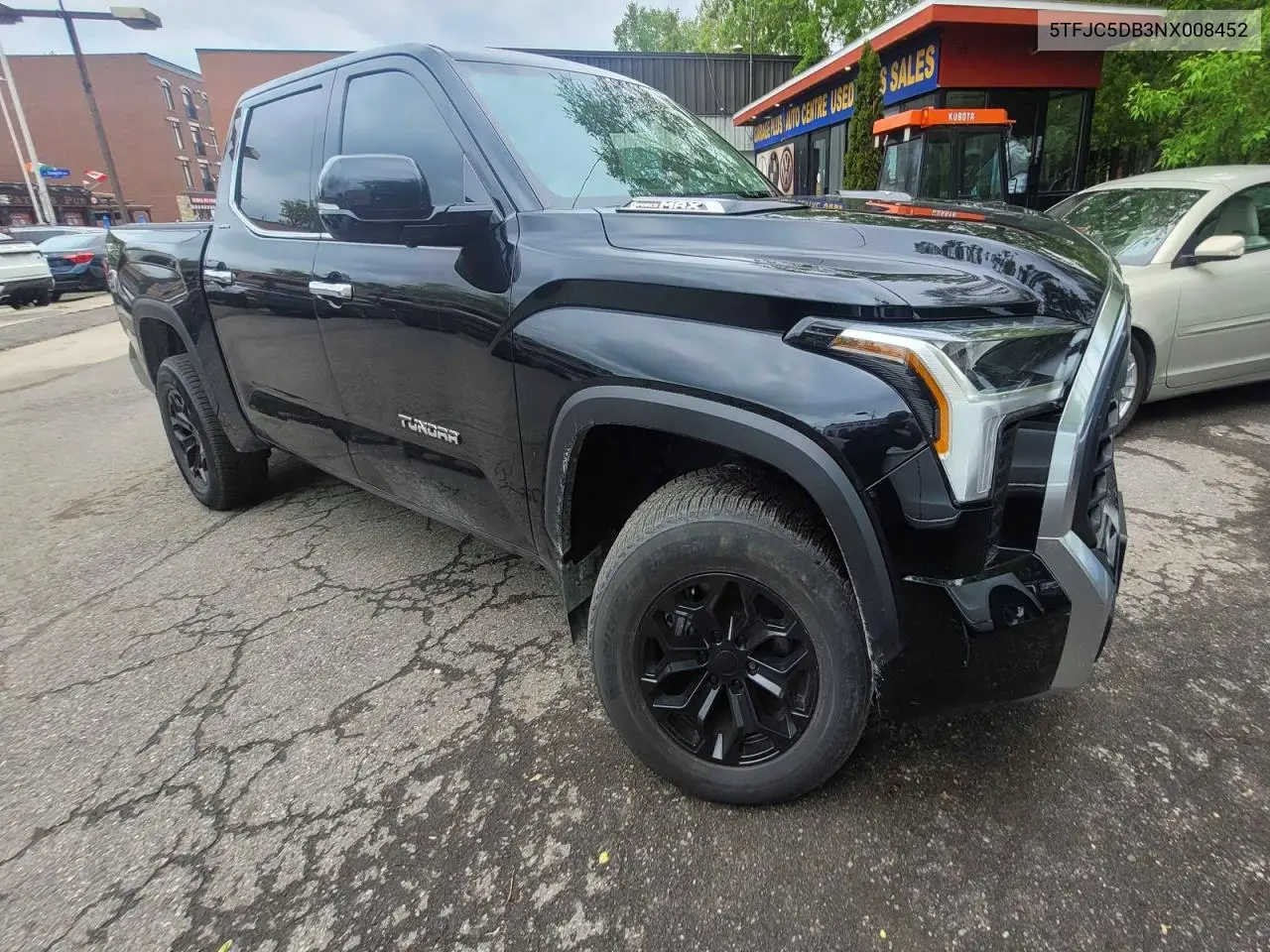 2022 Toyota Tundra Limited Hv VIN: 5TFJC5DB3NX008452 Lot: 55111256