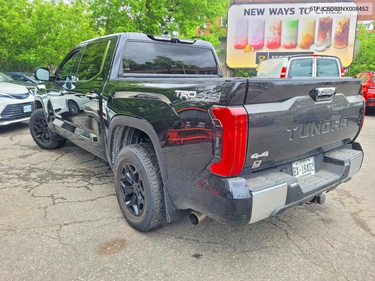 2022 Toyota Tundra Limited Hv VIN: 5TFJC5DB3NX008452 Lot: 55111256