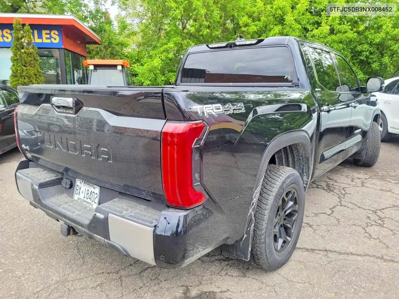 2022 Toyota Tundra Limited Hv VIN: 5TFJC5DB3NX008452 Lot: 55111256