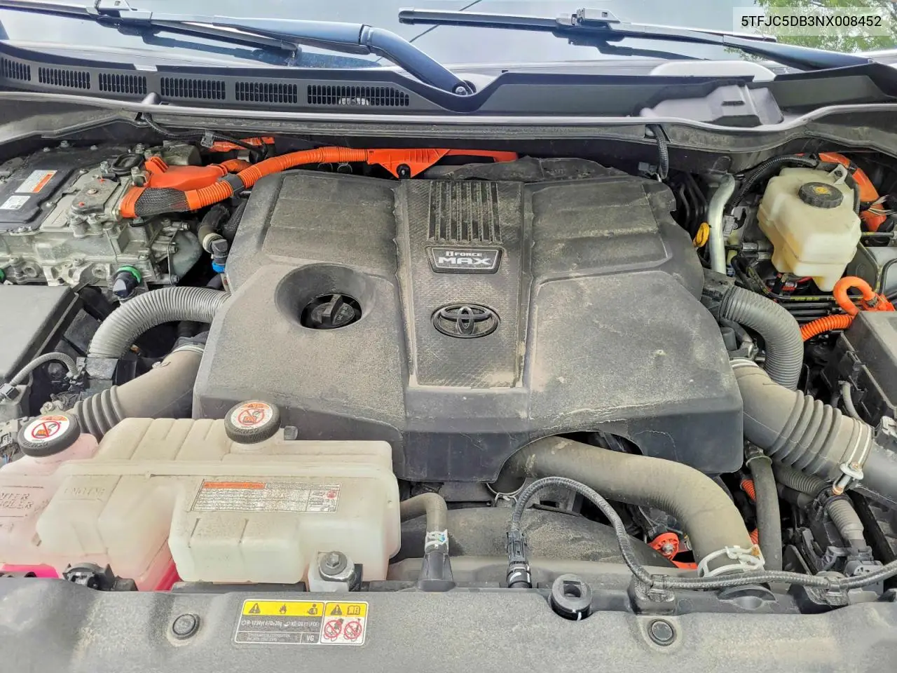 2022 Toyota Tundra Limited Hv VIN: 5TFJC5DB3NX008452 Lot: 55111256