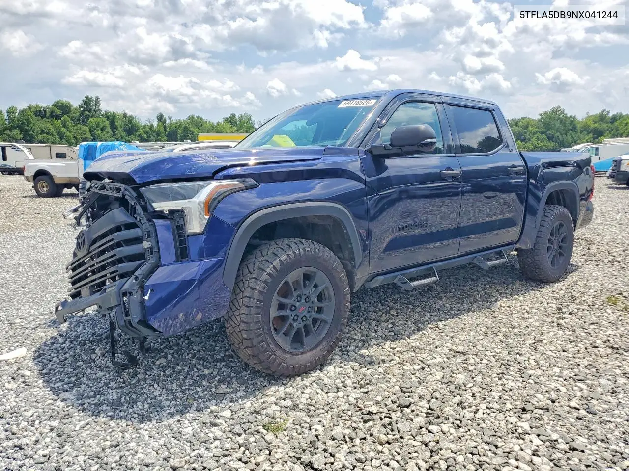2022 Toyota Tundra Sr5 VIN: 5TFLA5DB9NX041244 Lot: 59178526