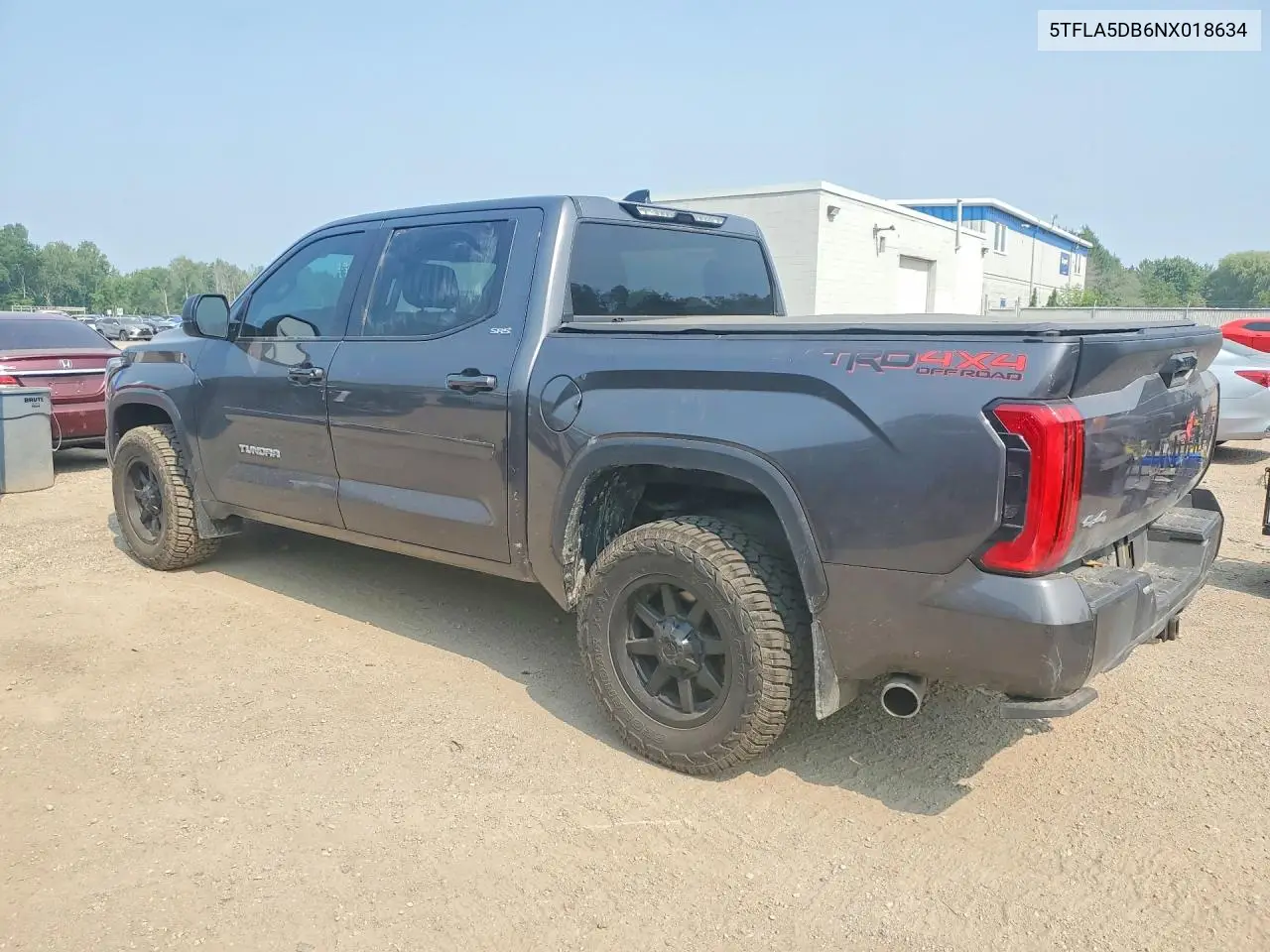 2022 Toyota Tundra Sr5 VIN: 5TFLA5DB6NX018634 Lot: 61134846