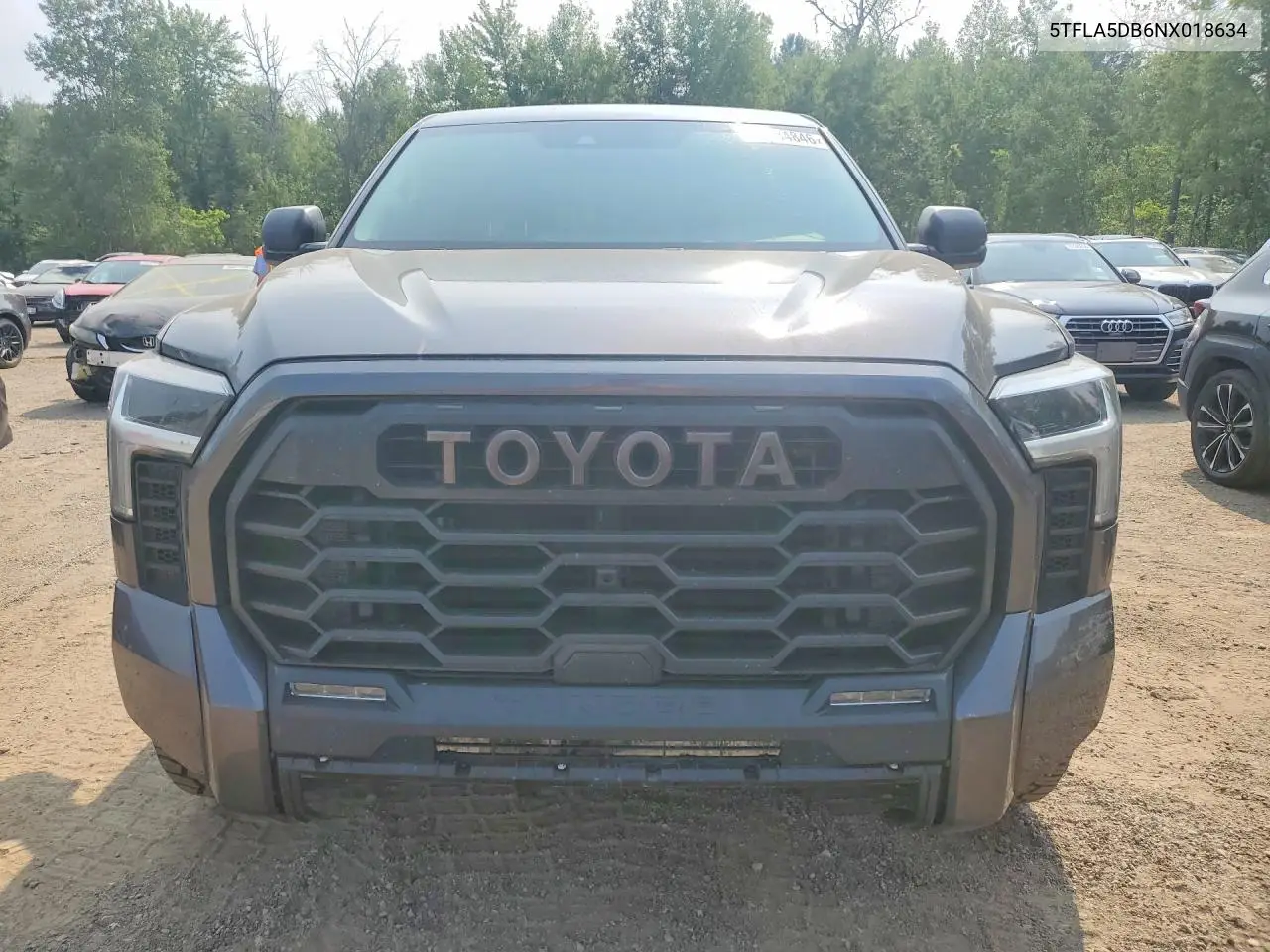 2022 Toyota Tundra Sr5 VIN: 5TFLA5DB6NX018634 Lot: 61134846