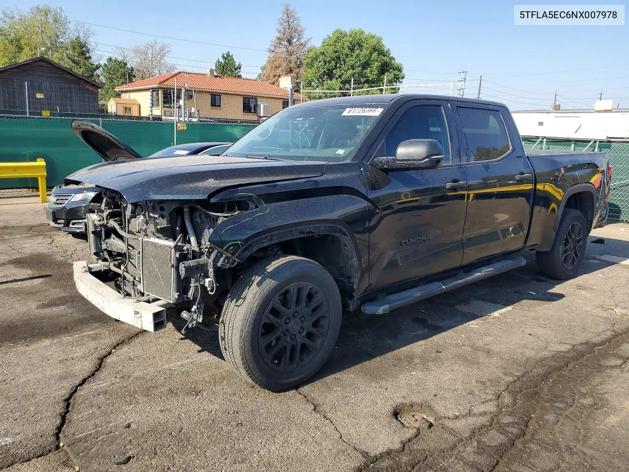 2022 Toyota Tundra VIN: 5TFLA5EC6NX007978 Lot: 61226366
