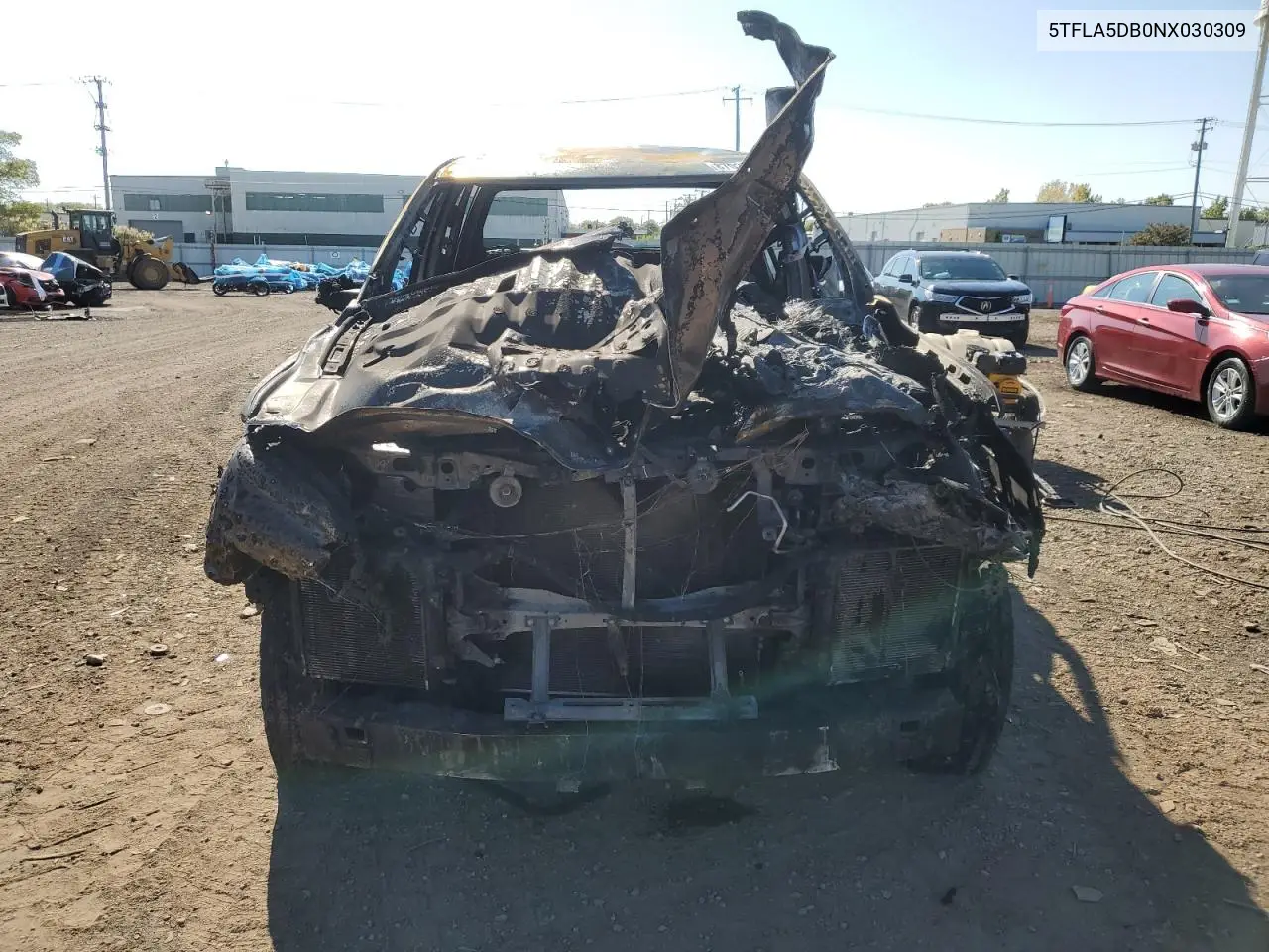2022 Toyota Tundra Sr5 VIN: 5TFLA5DB0NX030309 Lot: 87020665