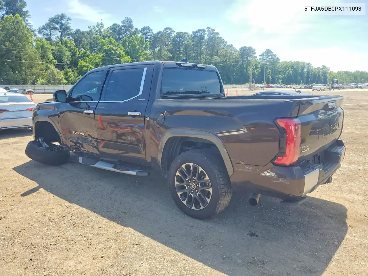 2023 Toyota Tundra Crewmax Limited VIN: 5TFJA5DB0PX111093 Lot: 52316966