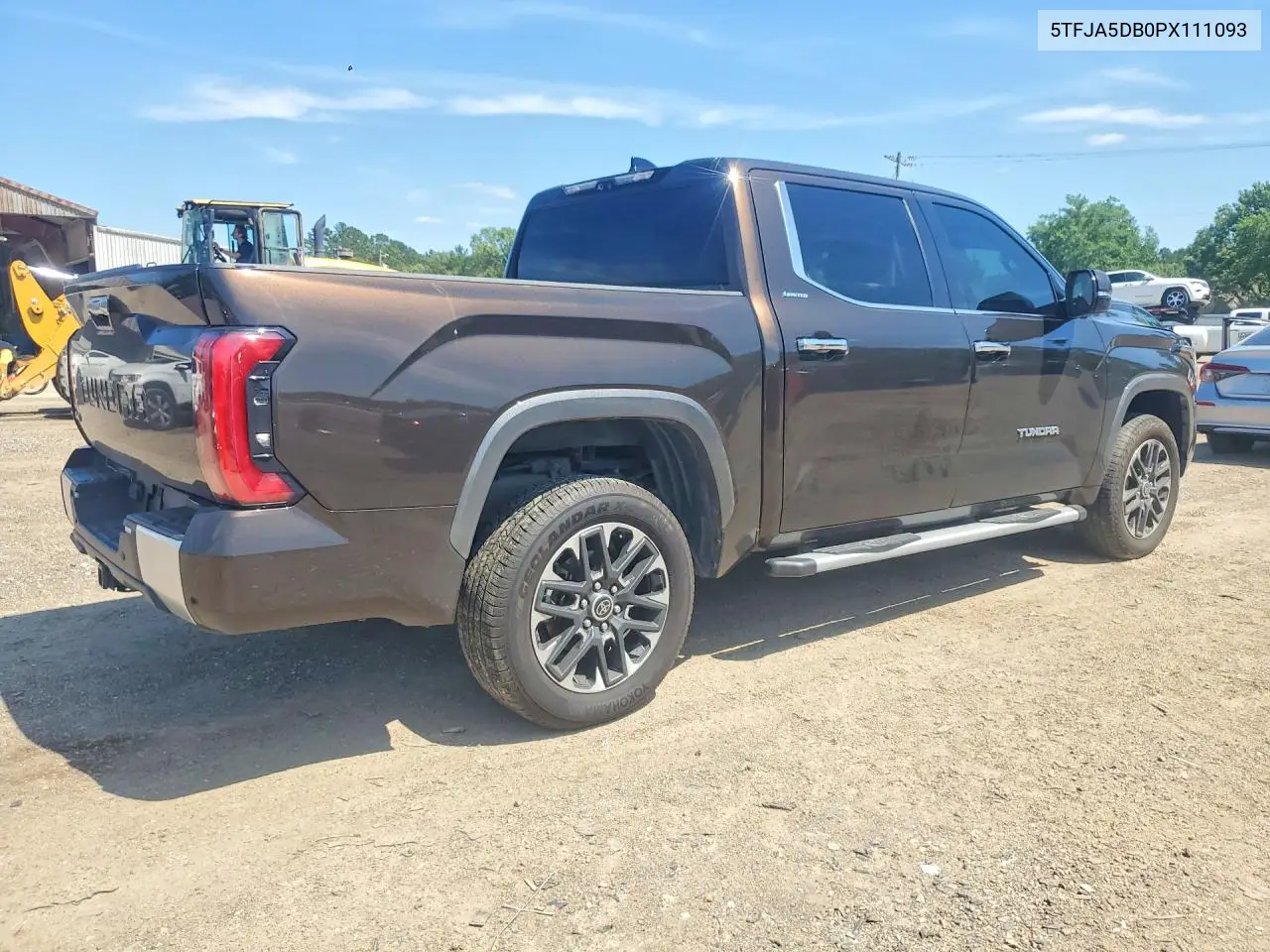 2023 Toyota Tundra Crewmax Limited VIN: 5TFJA5DB0PX111093 Lot: 52316966