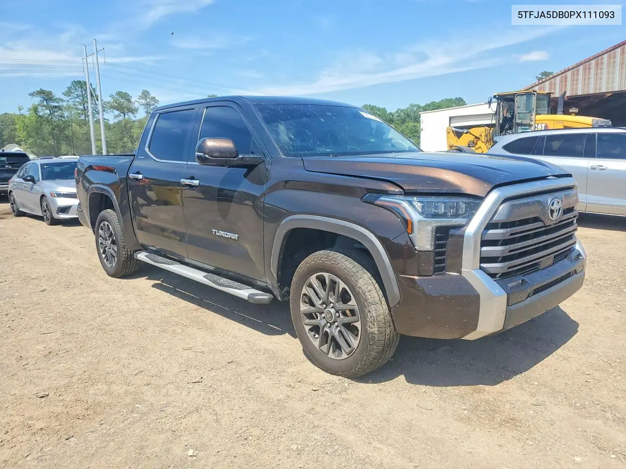 2023 Toyota Tundra Crewmax Limited VIN: 5TFJA5DB0PX111093 Lot: 52316966