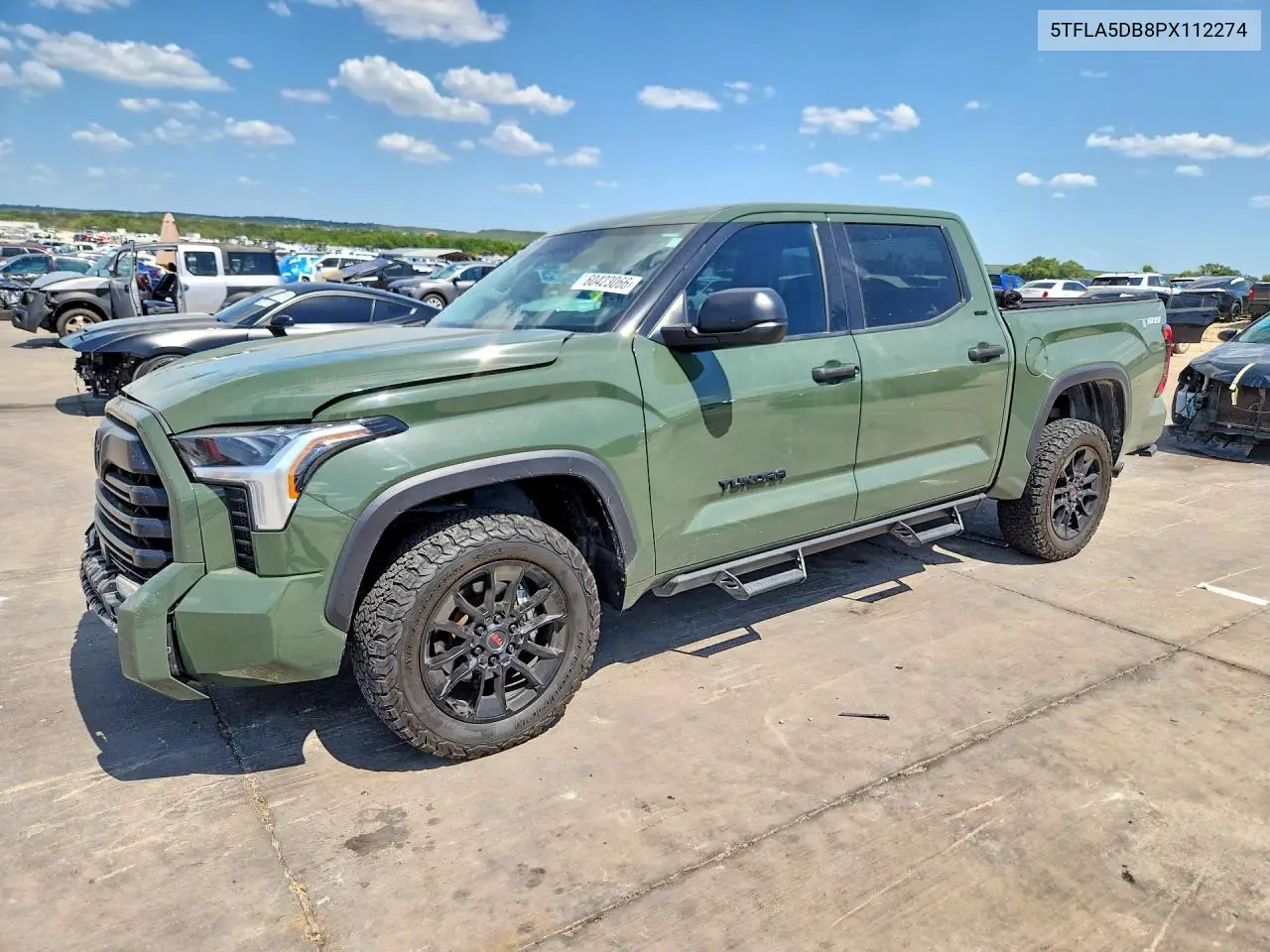 2023 Toyota Tundra Sr5 VIN: 5TFLA5DB8PX112274 Lot: 60423066