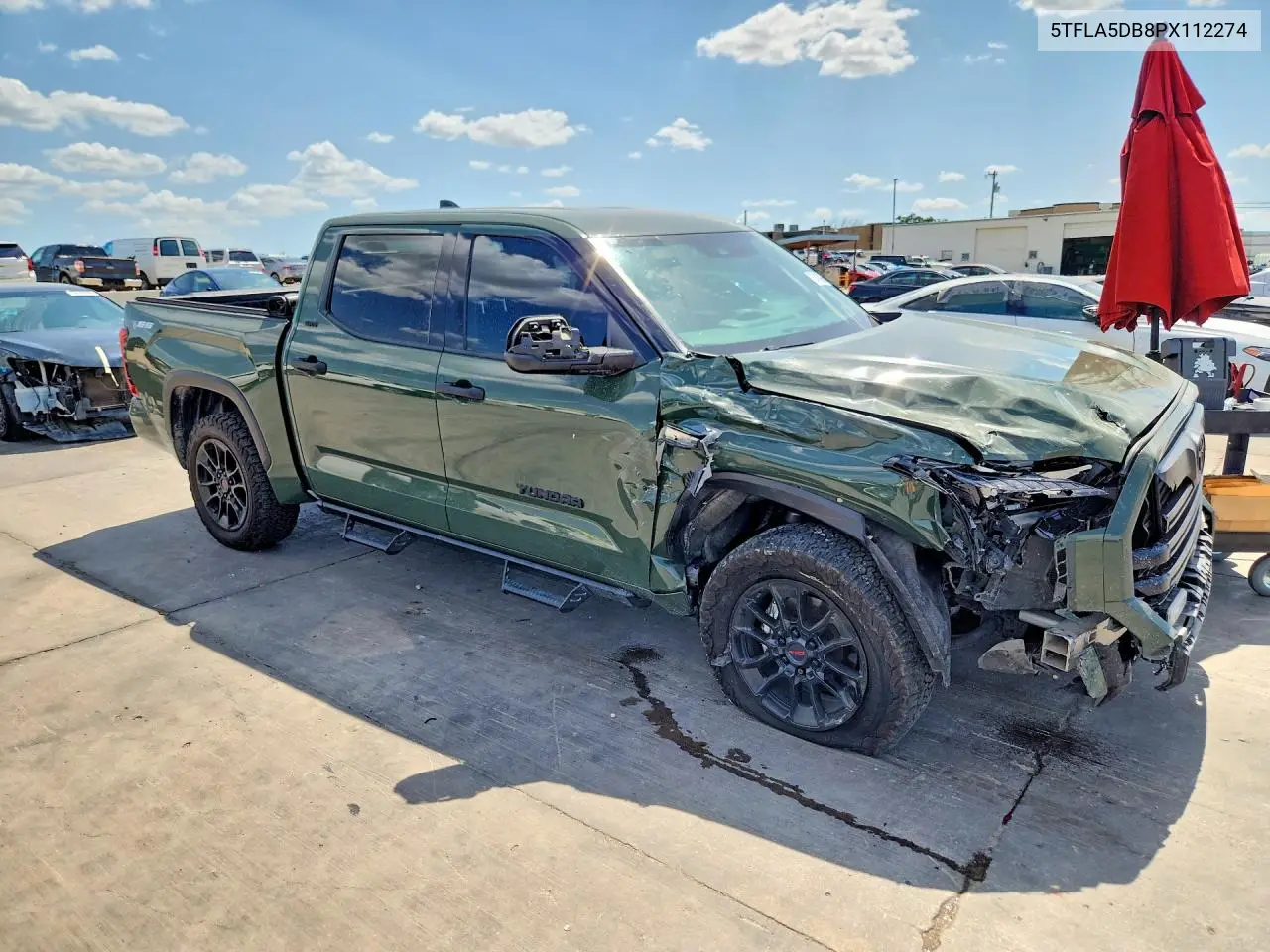 2023 Toyota Tundra Sr5 VIN: 5TFLA5DB8PX112274 Lot: 60423066
