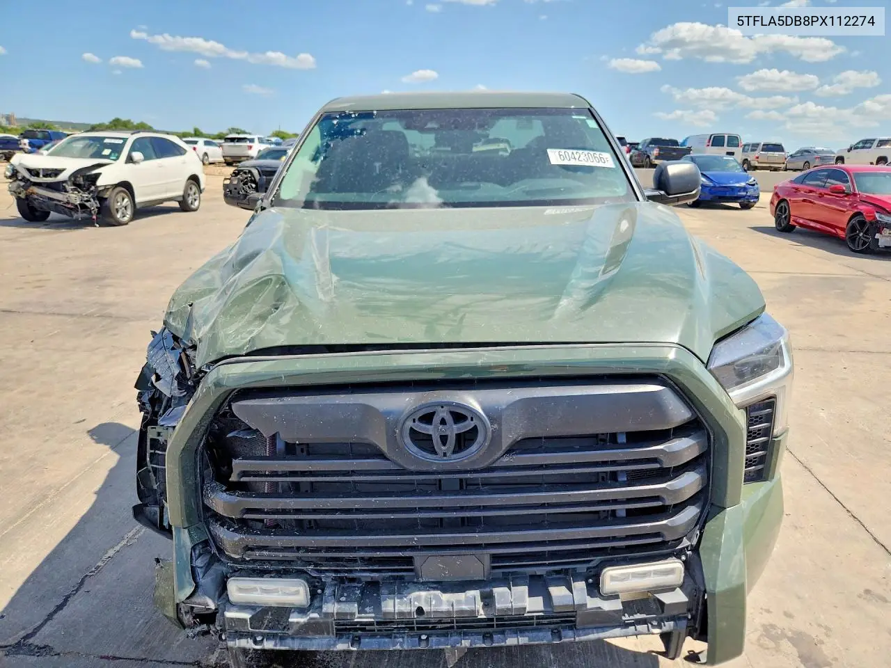 2023 Toyota Tundra Sr5 VIN: 5TFLA5DB8PX112274 Lot: 60423066