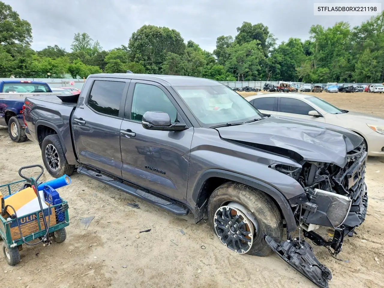 2024 Toyota Tundra Sr5 VIN: 5TFLA5DB0RX221198 Lot: 56434506