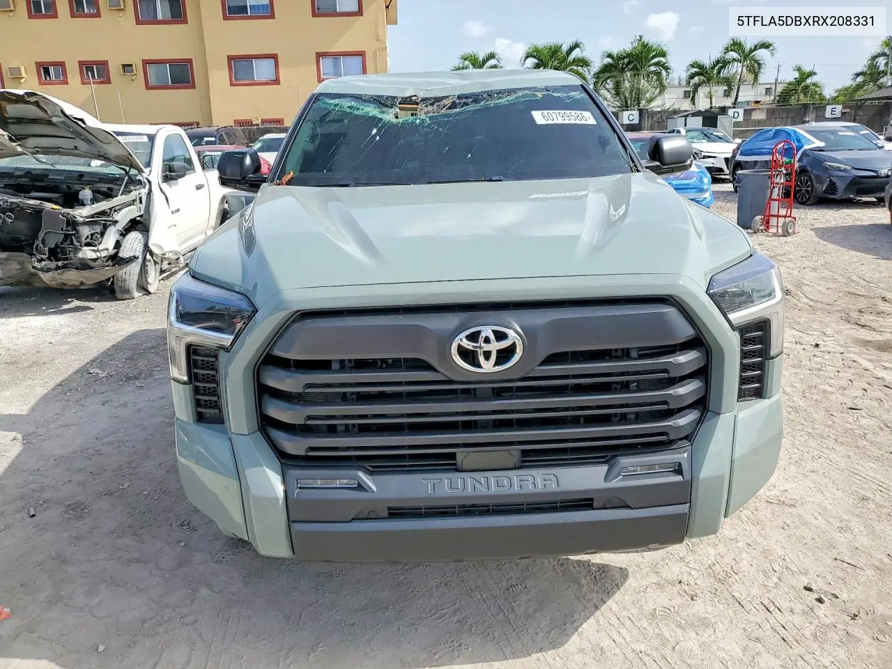 2024 Toyota Tundra Sr5 VIN: 5TFLA5DBXRX208331 Lot: 60799586
