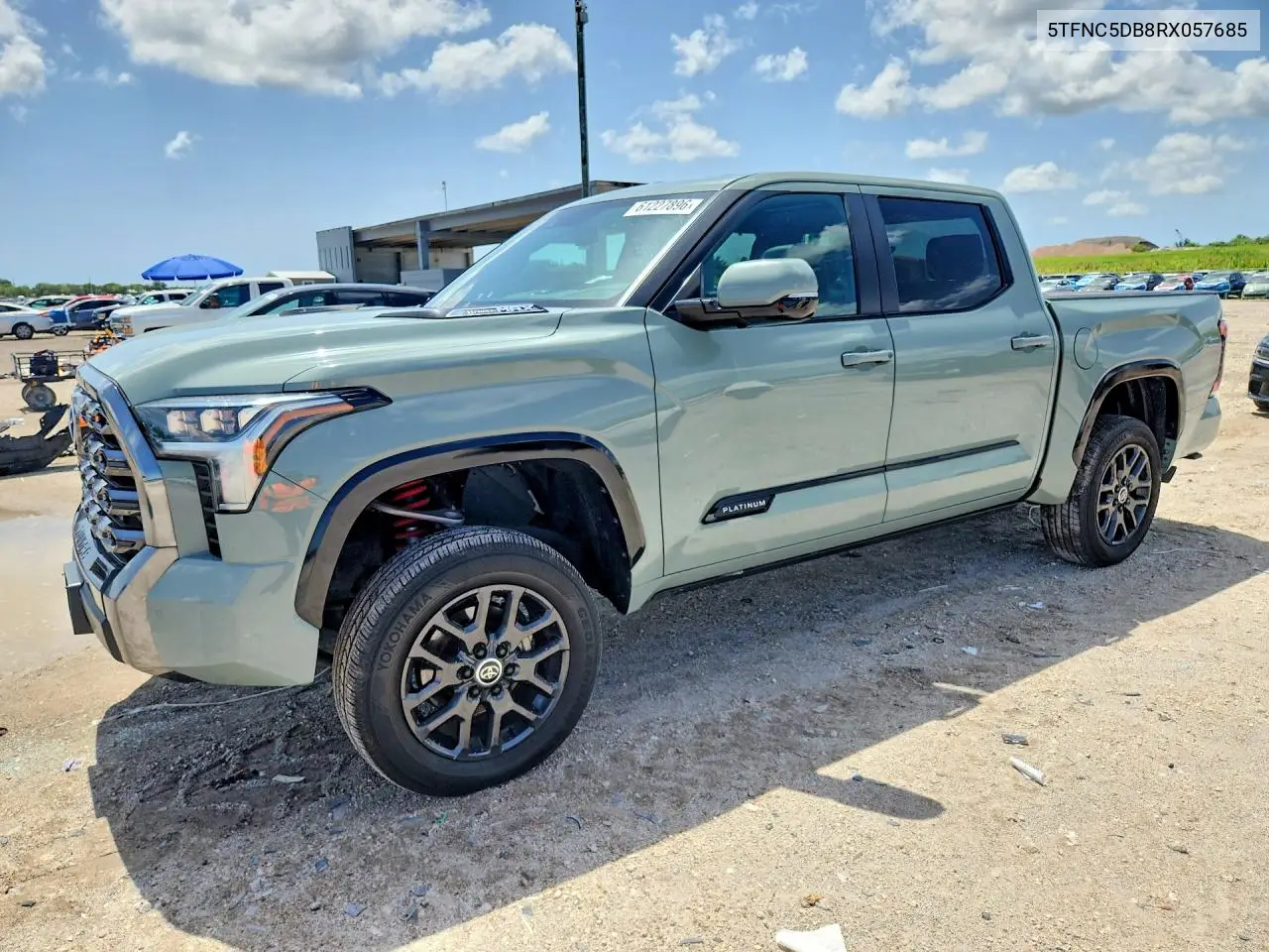 2024 Toyota Tundra Platinum Hv VIN: 5TFNC5DB8RX057685 Lot: 61227896