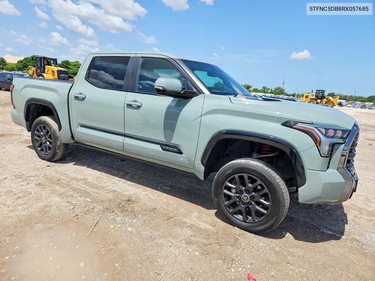 2024 Toyota Tundra Platinum Hv VIN: 5TFNC5DB8RX057685 Lot: 61227896