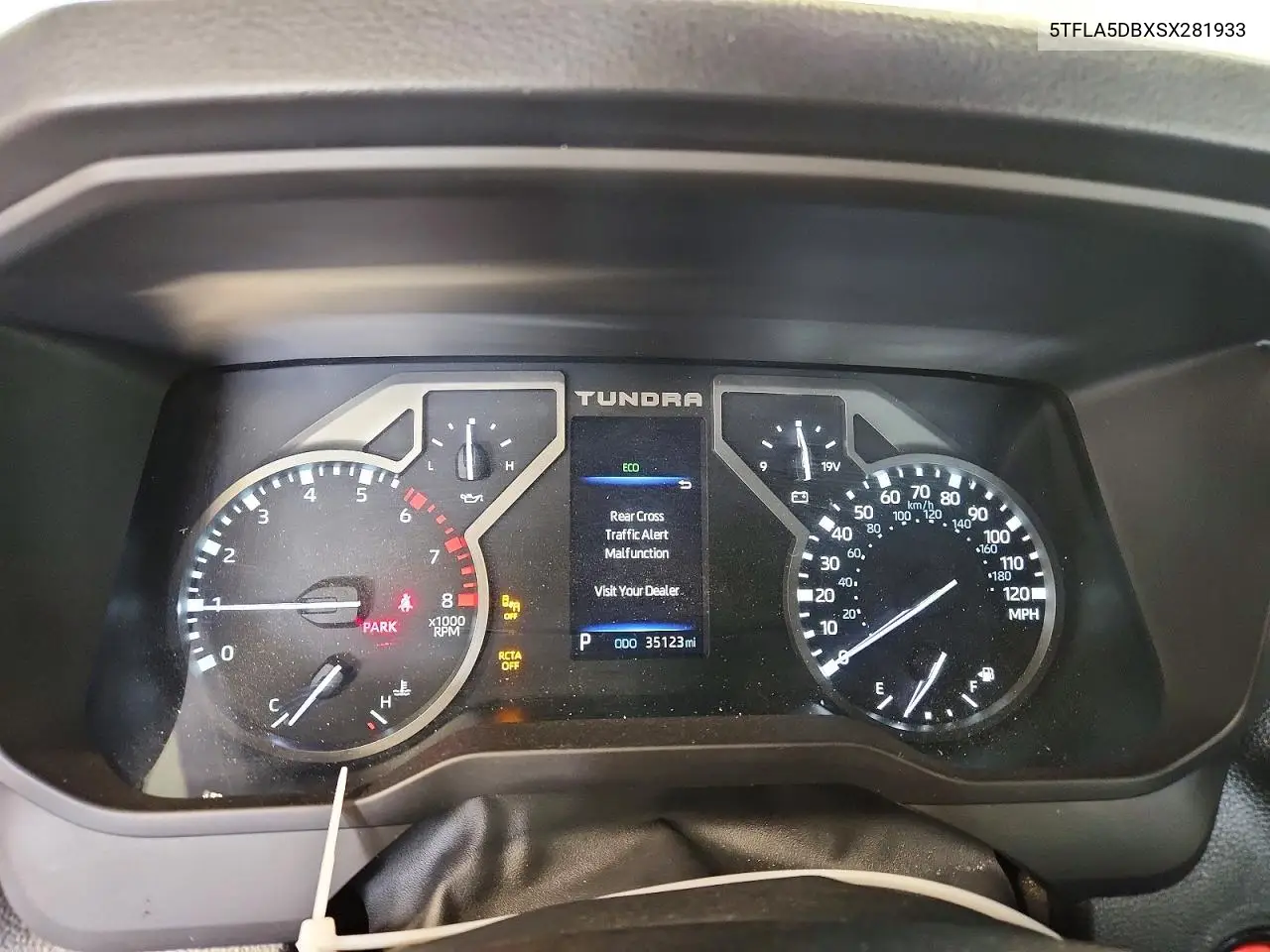 2025 Toyota Tundra Sr5 VIN: 5TFLA5DBXSX281933 Lot: 61370166