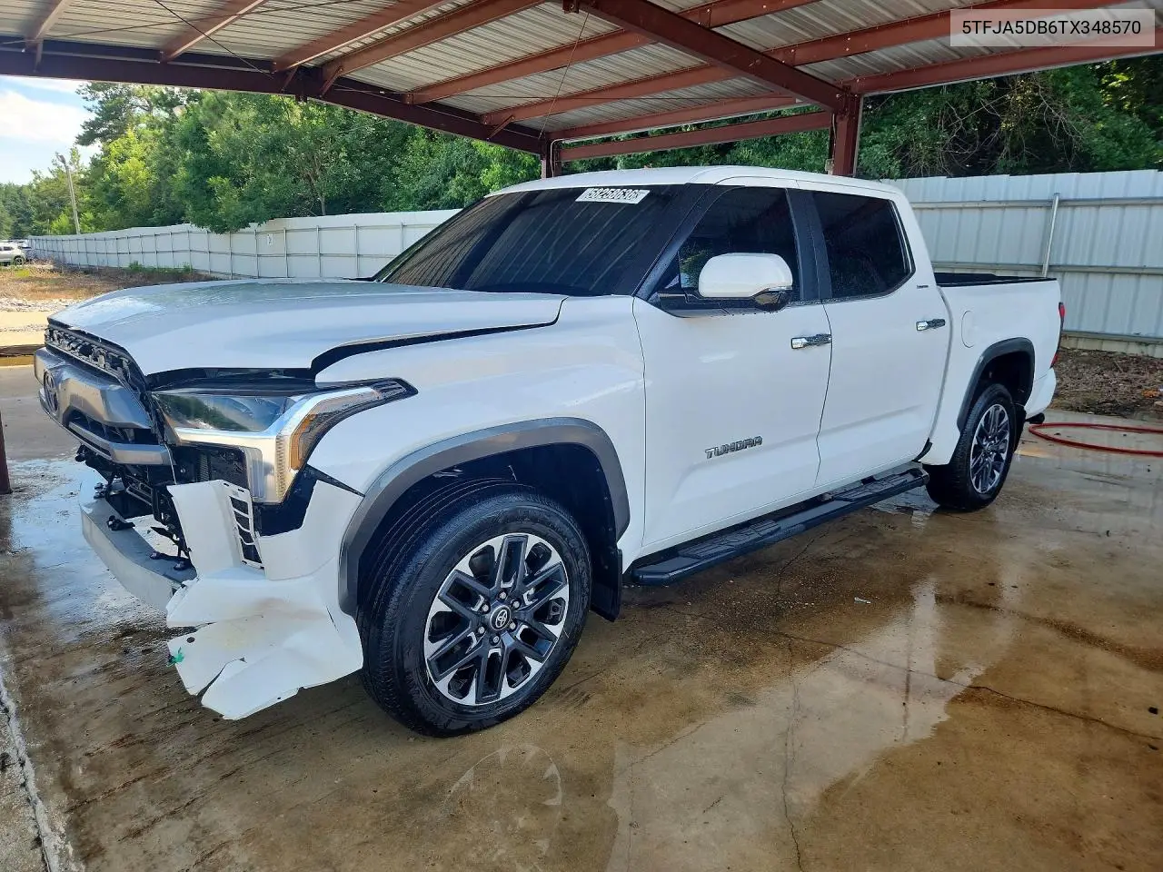 2026 Toyota Tundra Crewmax Limited VIN: 5TFJA5DB6TX348570 Lot: 58258636