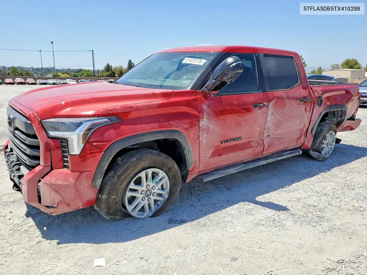 2026 Toyota Tundra Sr5 VIN: 5TFLA5DB5TX410288 Lot: 61423176