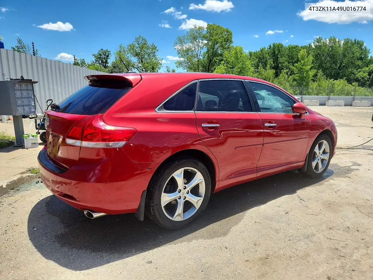 2009 Toyota Venza Fwd V6 VIN: 4T3ZK11A49U016774 Lot: 57326946