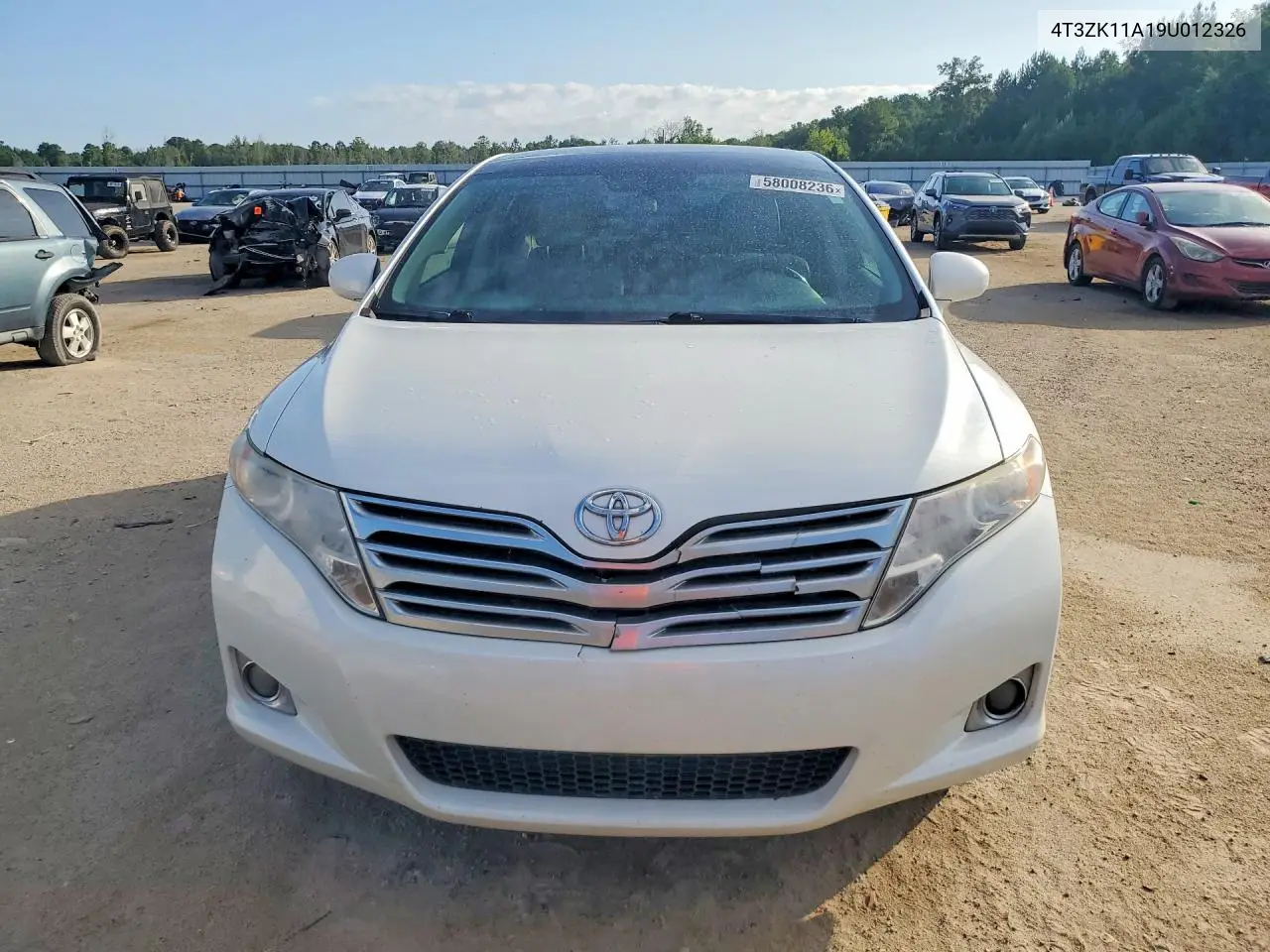 2009 Toyota Venza Fwd V6 VIN: 4T3ZK11A19U012326 Lot: 58008236