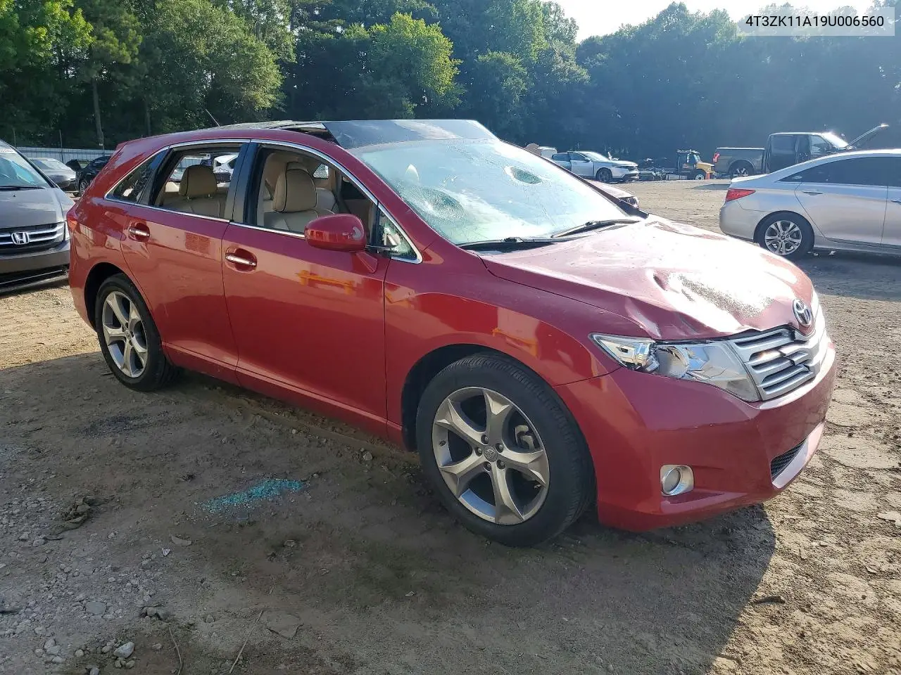 2009 Toyota Venza Fwd V6 VIN: 4T3ZK11A19U006560 Lot: 58558306