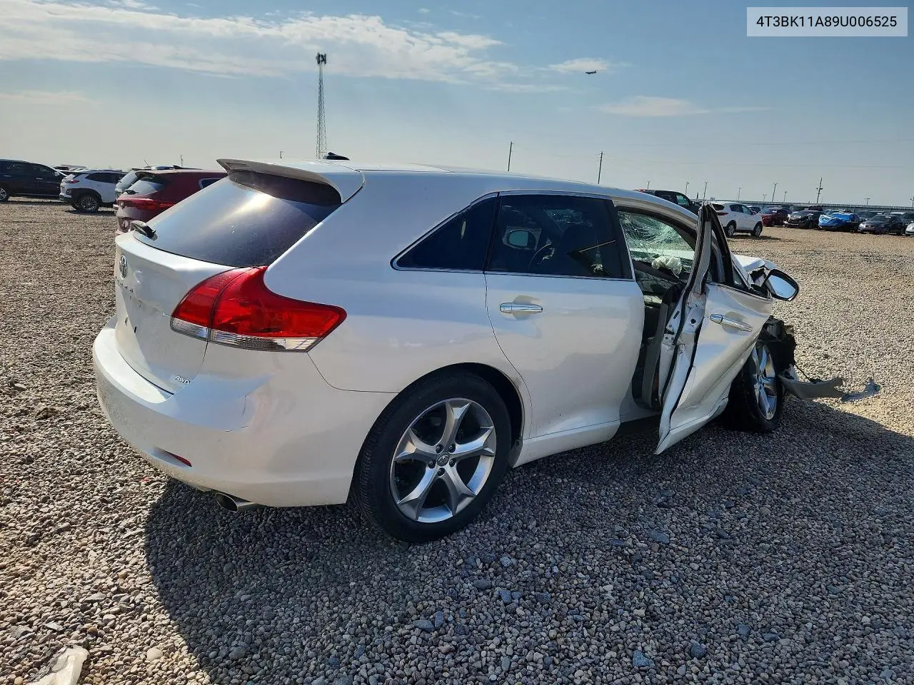 2009 Toyota Venza Awd V6 VIN: 4T3BK11A89U006525 Lot: 59745486