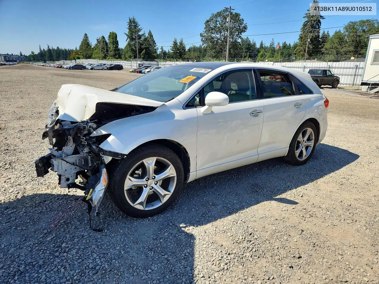 2009 Toyota Venza Awd V6 VIN: 4T3BK11A89U010512 Lot: 60006756
